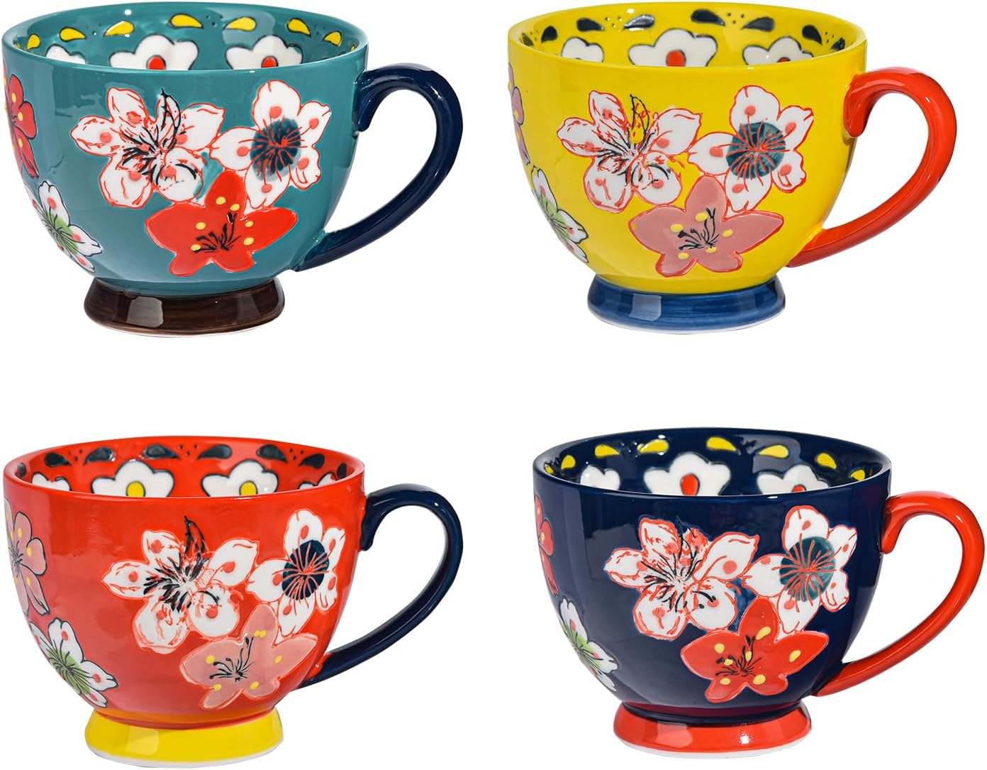 Best Sungmor Hand Painted Coffee Mugs, Special Ceramic Mugs for Milk, Innovative...