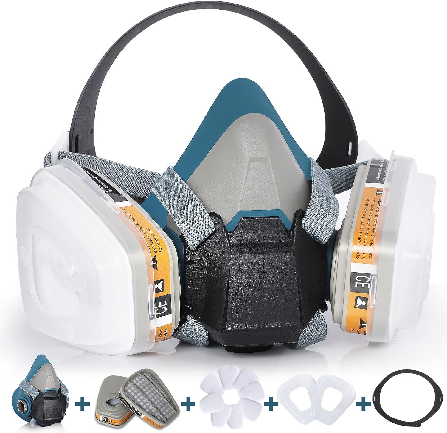 Best Active Carbon Gases Chemical Respirator, Special Respirator for Vapor, Inno...