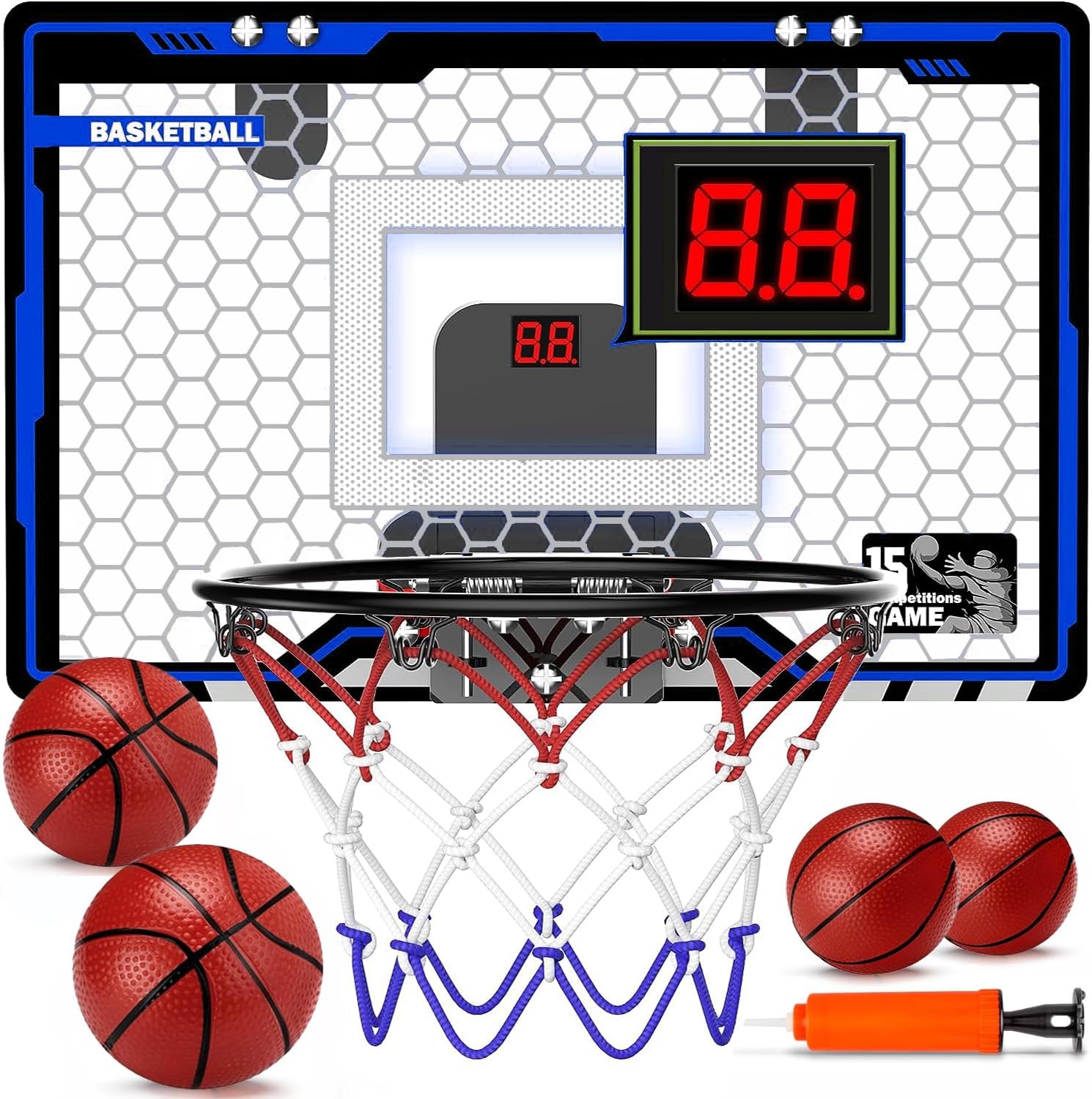Best Indoor Basketball Hoop for Kids, Special Indoor Over The Door Mini Basketba...