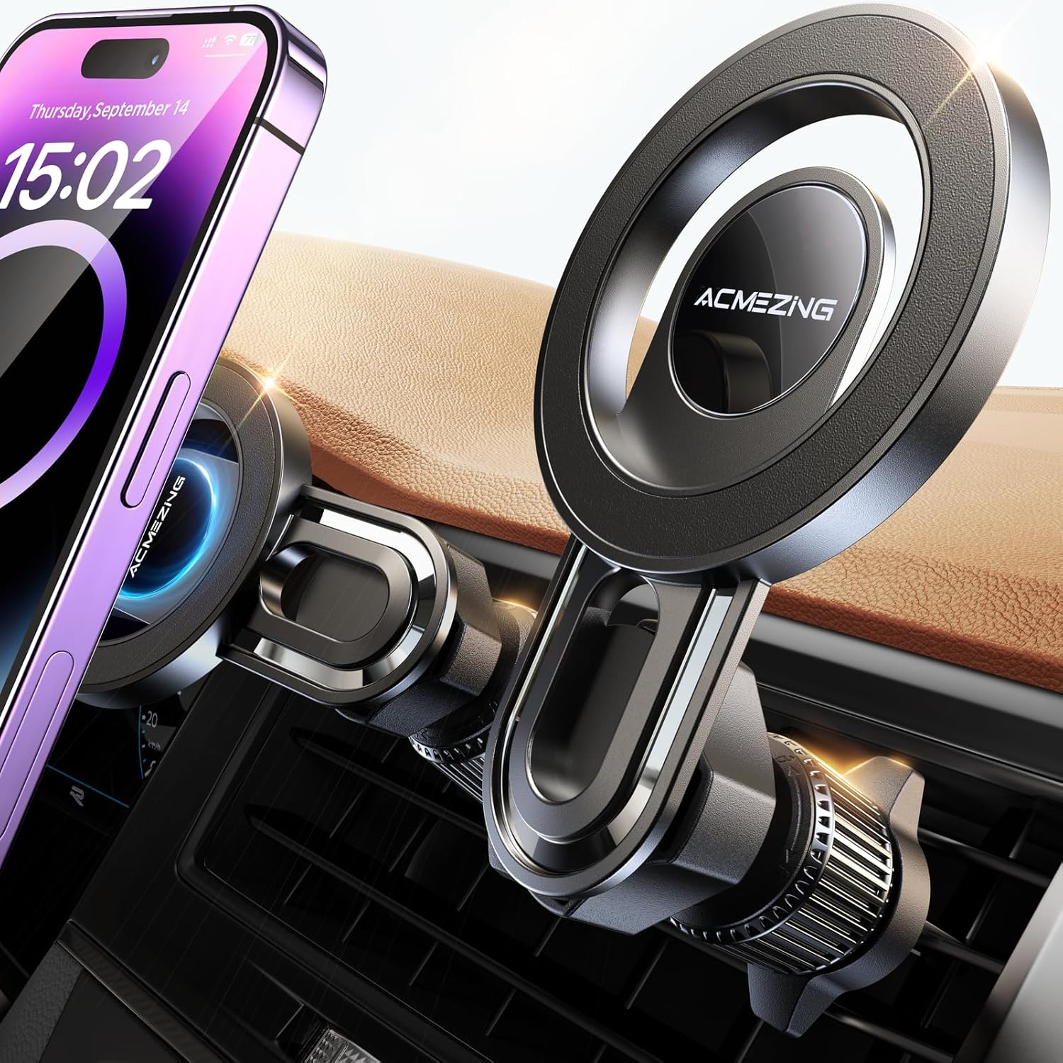 Best MagSafe Car Mount, Special Car Mount with Metal Hook Clip, Innovative Car M...