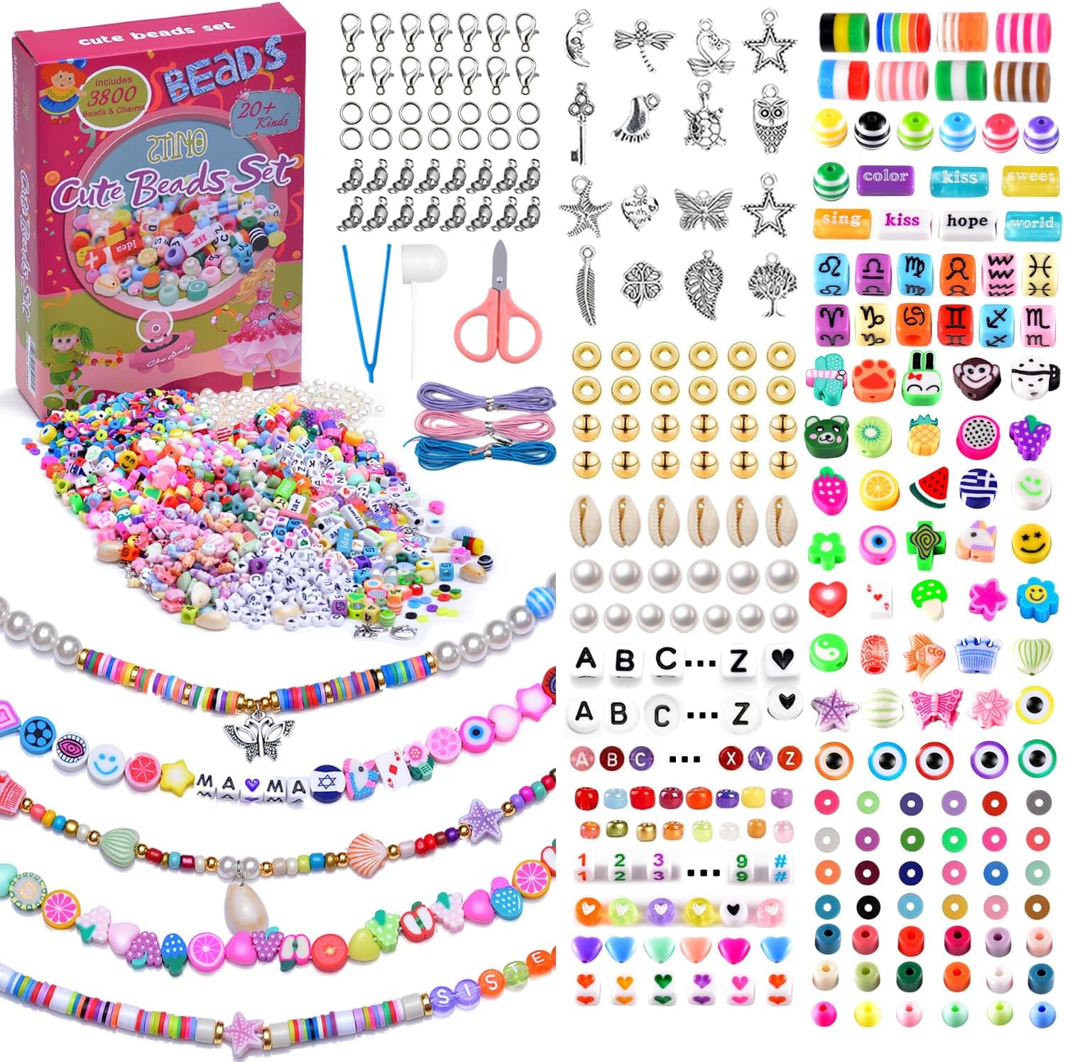 Best stino Ultimate Beads Kit, Special Kit for Bracelet Making, Innovative Jewel...
