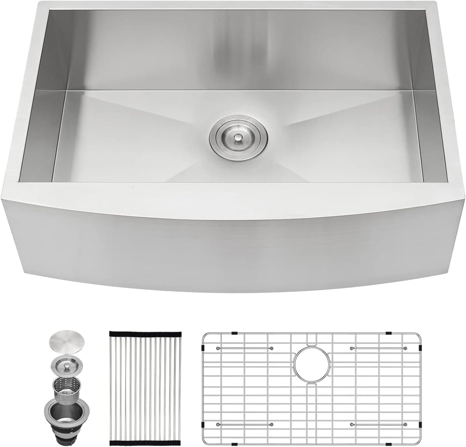 Best Farmhouse Kitchen Sink, Kichae 36 Inch Apron Front Sink, Special Stainless...