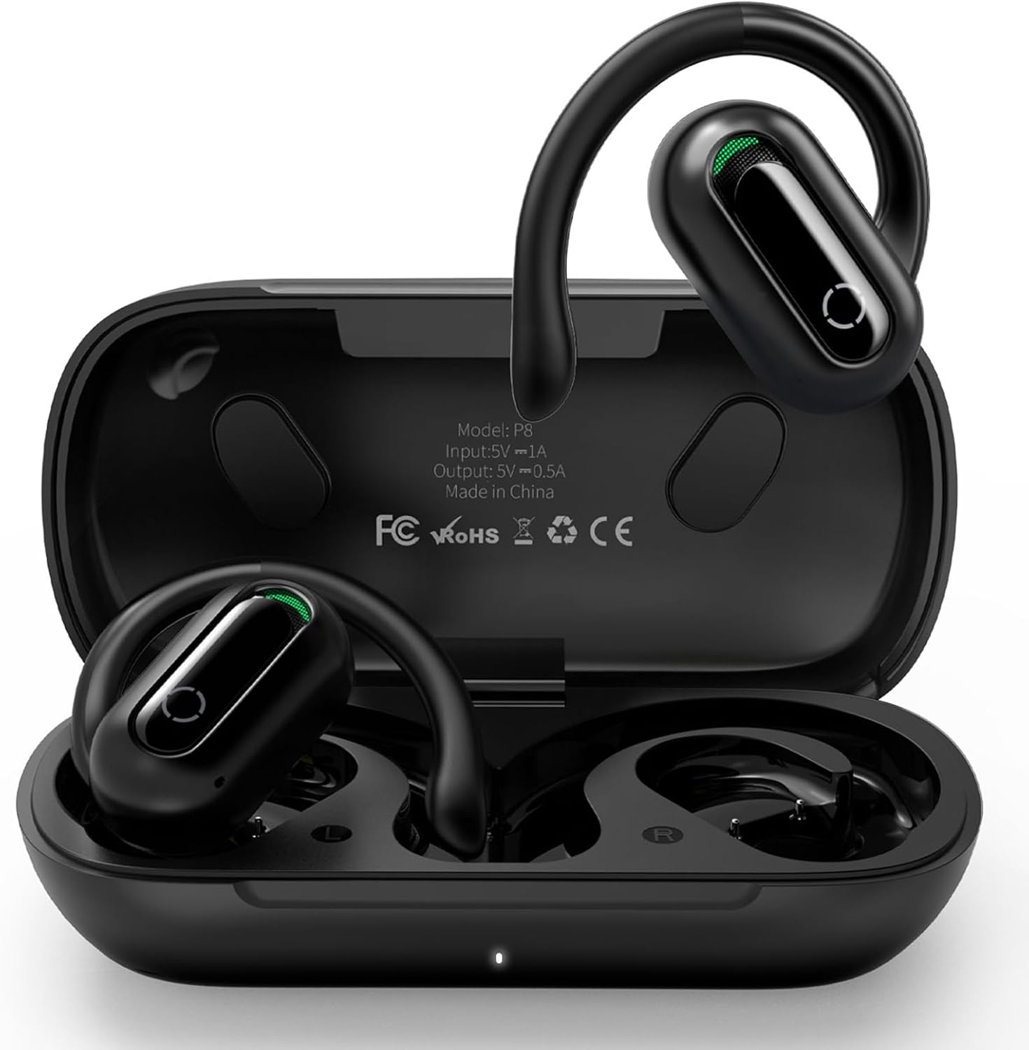 Best Wireless Earbuds, Innovative Bluetooth 5.3 Open Ear Headphones, Long-lastin...