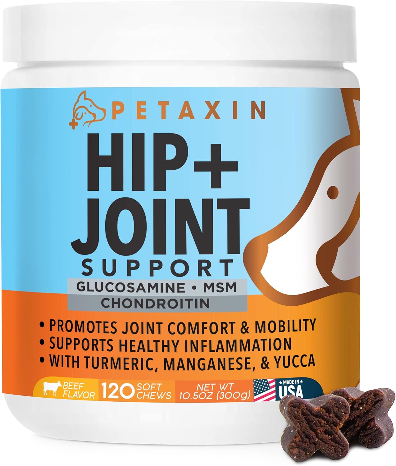 Best Glucosamine for Dogs, Advanced Hip and Joint Supplement, Special Dog Joint...