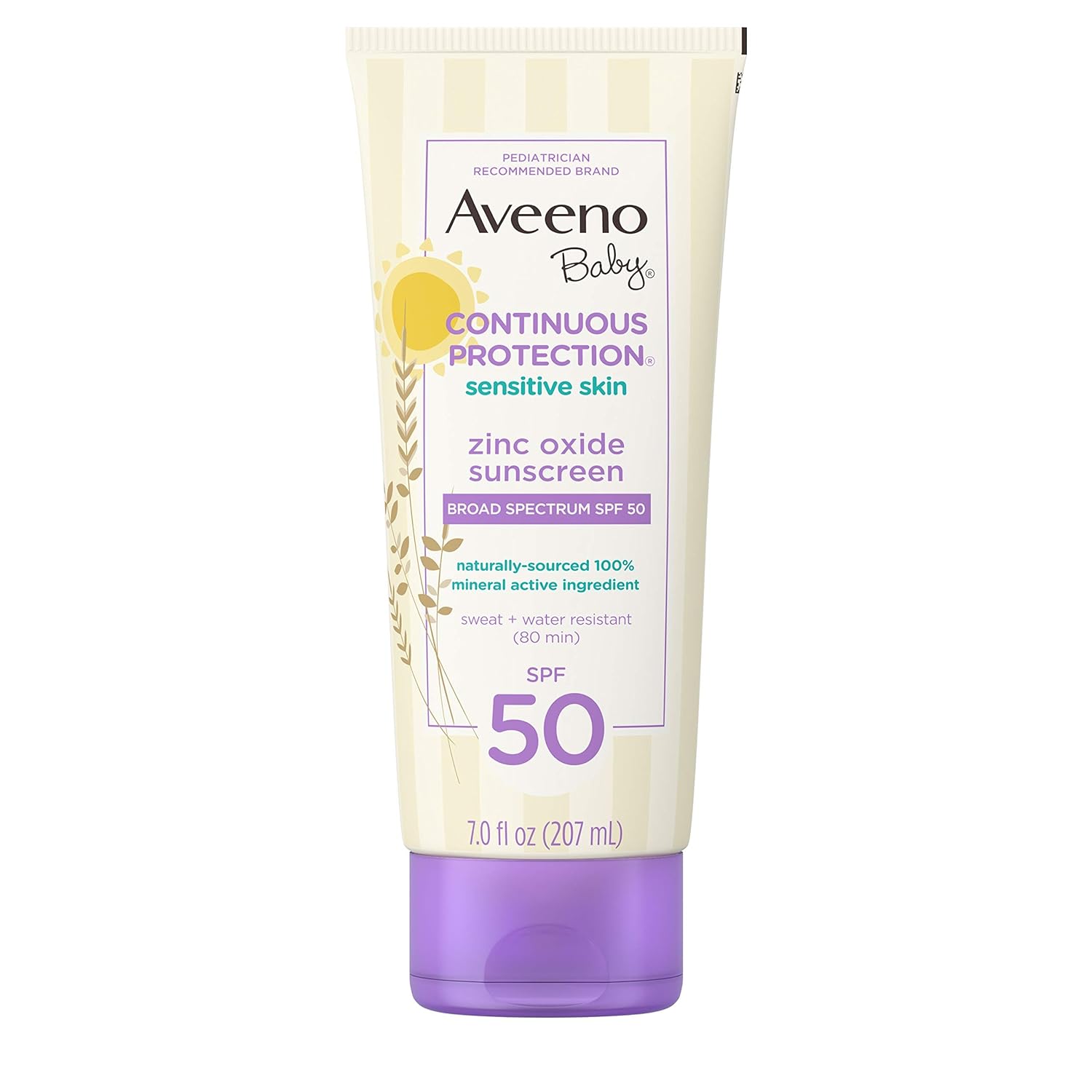 Best Aveeno Baby Sunscreen Lotion, Special Zinc Oxide Mineral Sunscreen for Sens...