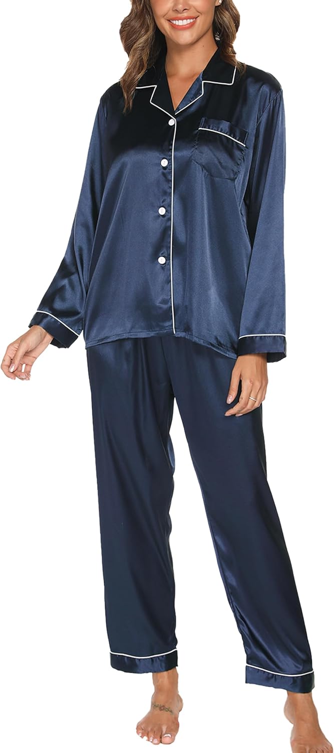 Best GAESHOW Women Silk Pajamas, High-Quality Pajamas Set for Ladies, Special Lo...
