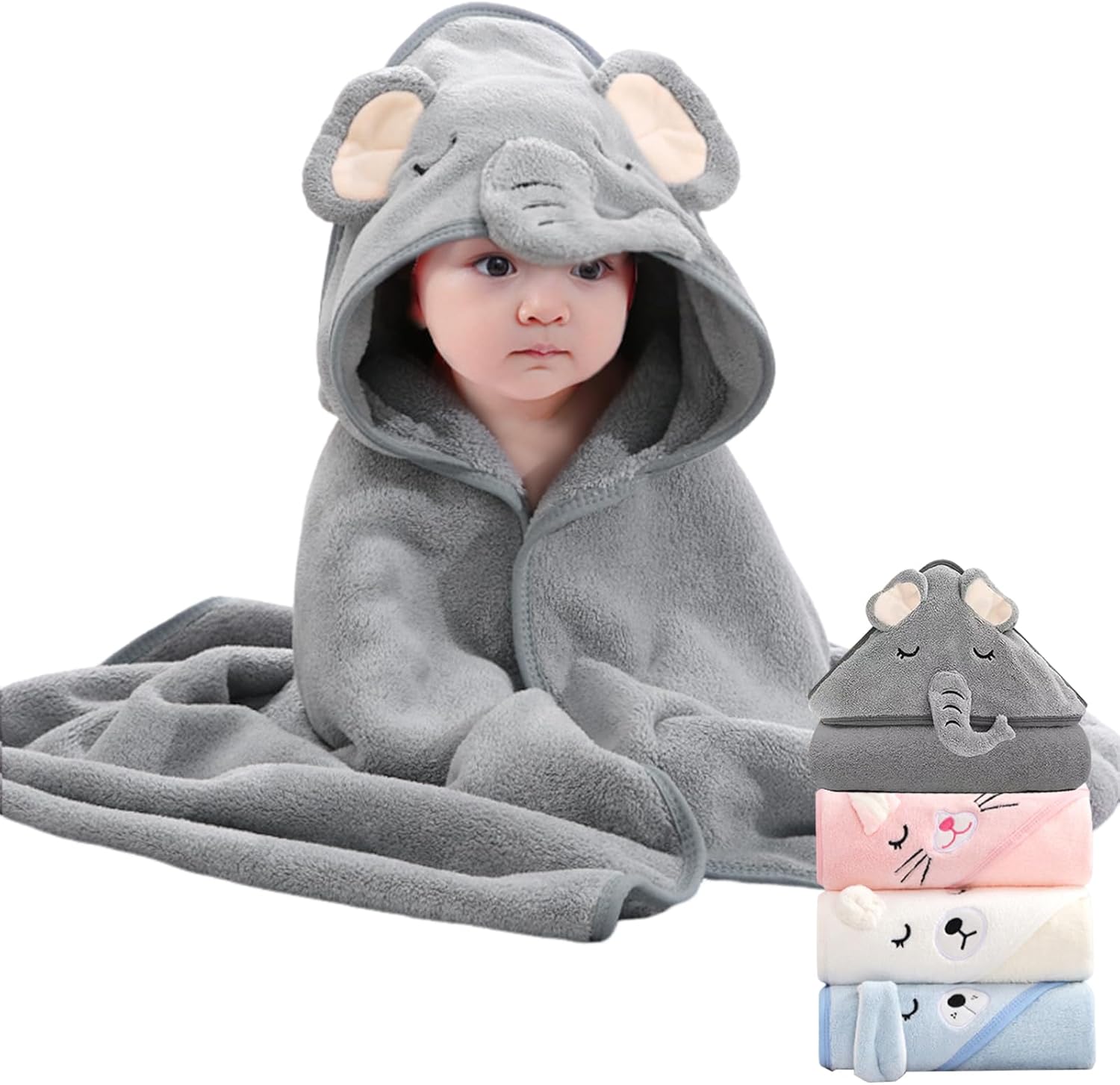Best Baby Hooded Towel, Special Kmilro Baby Towel Set, Innovative Baby Essential...