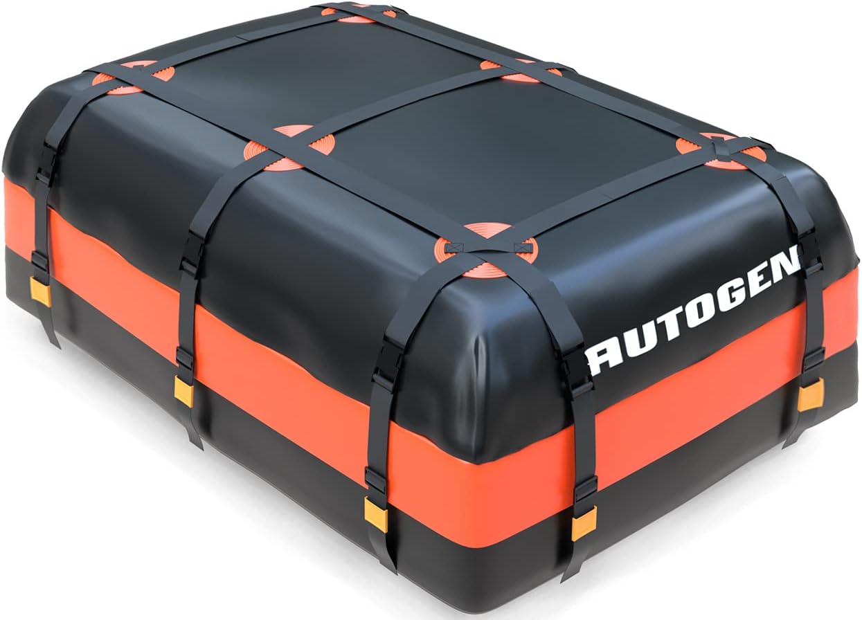 Best AUTOGEN Car Rooftop Cargo Carrier Bag, Special Luggage Bag with 20 Cubic Fe...