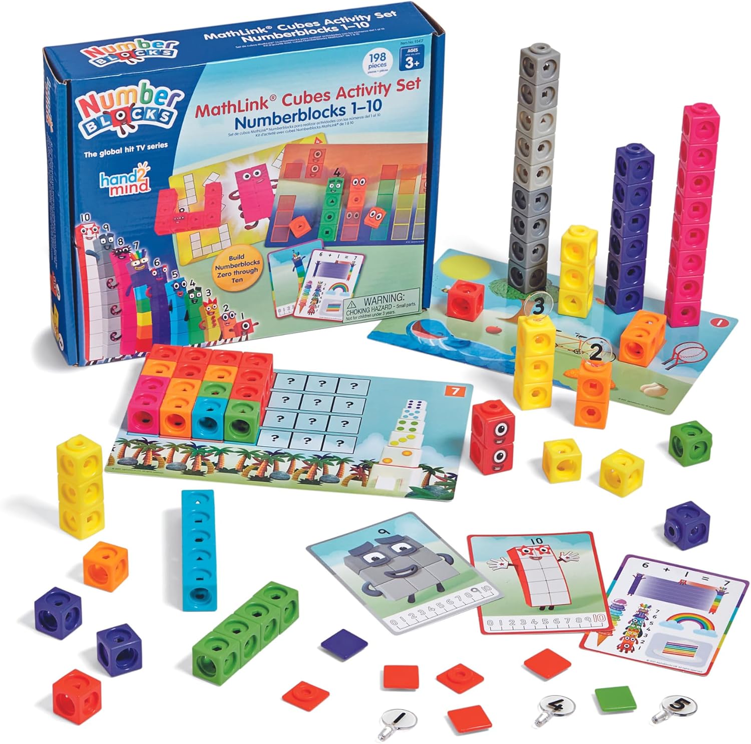 hand2mind MathLink Cubes Numberblocks 1-10 Activit...