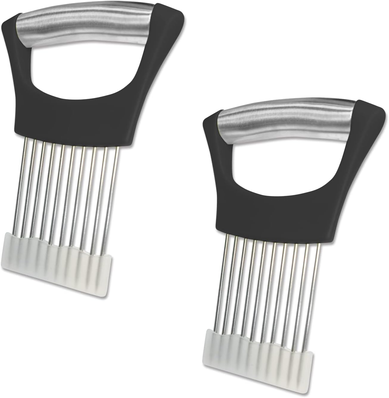 Best Stainless Steel Onion Slicer, Special 2 Pack Onion Knife, Innovative Tomato...