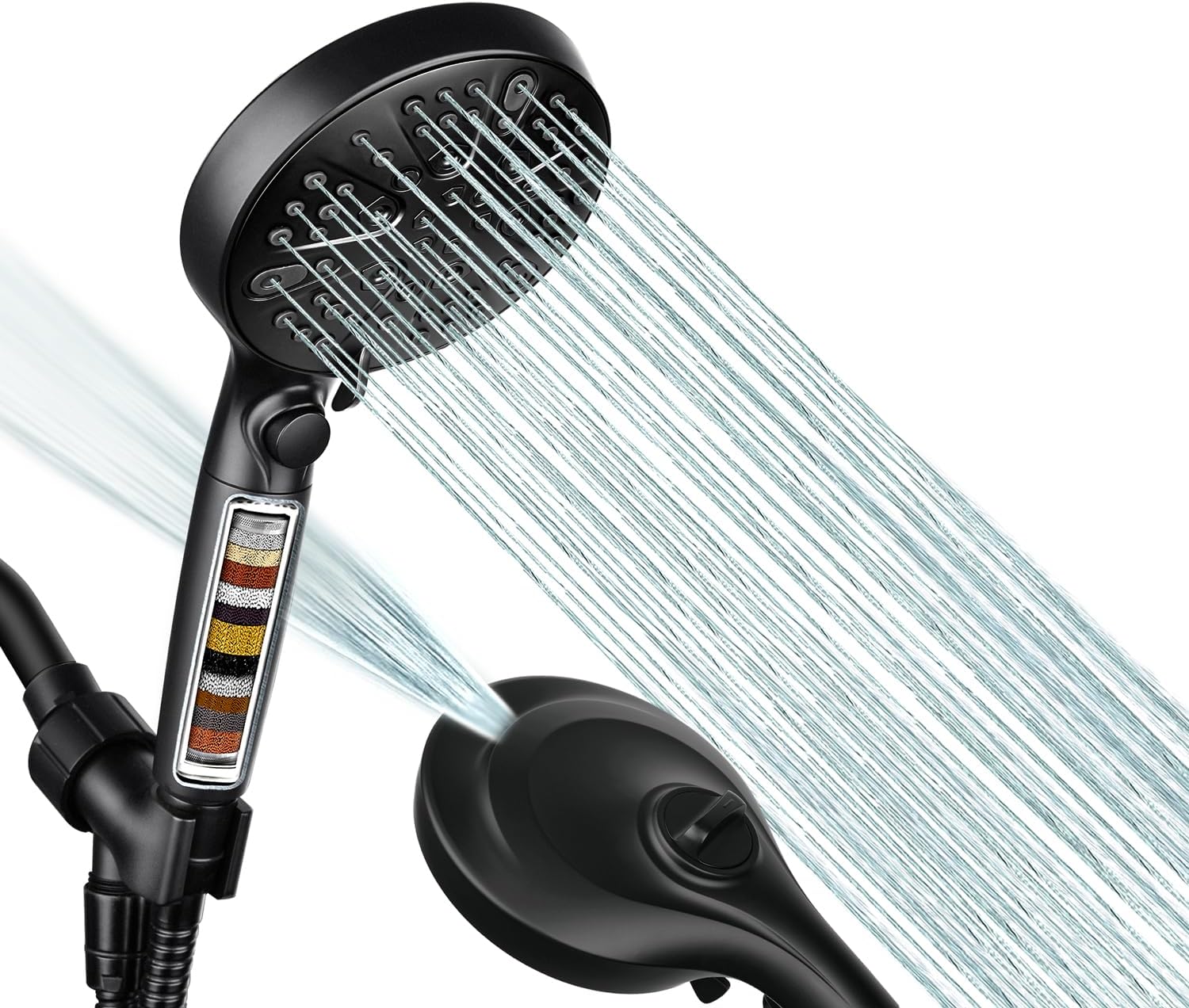 Best Filtered Shower Head, Special Handheld Shower Head with 10-Mode High Pressu...