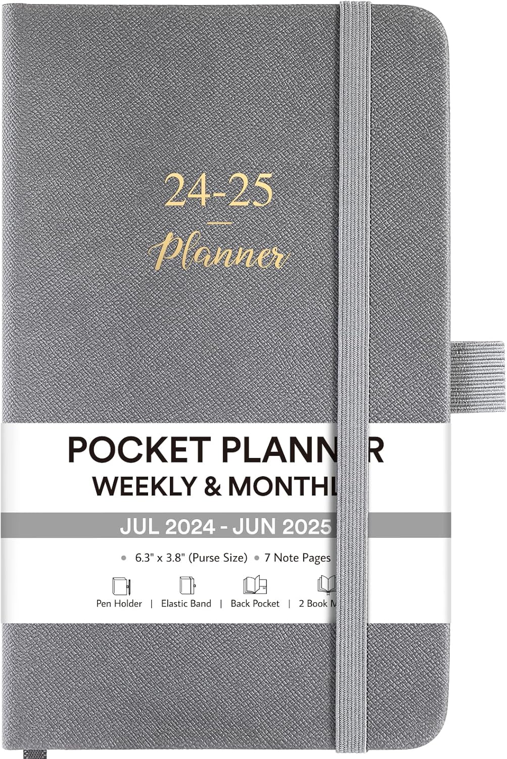 Best Pocket Planner 2024-2025, Special Weekly Planner 2024-2025, High-Quality Mo...