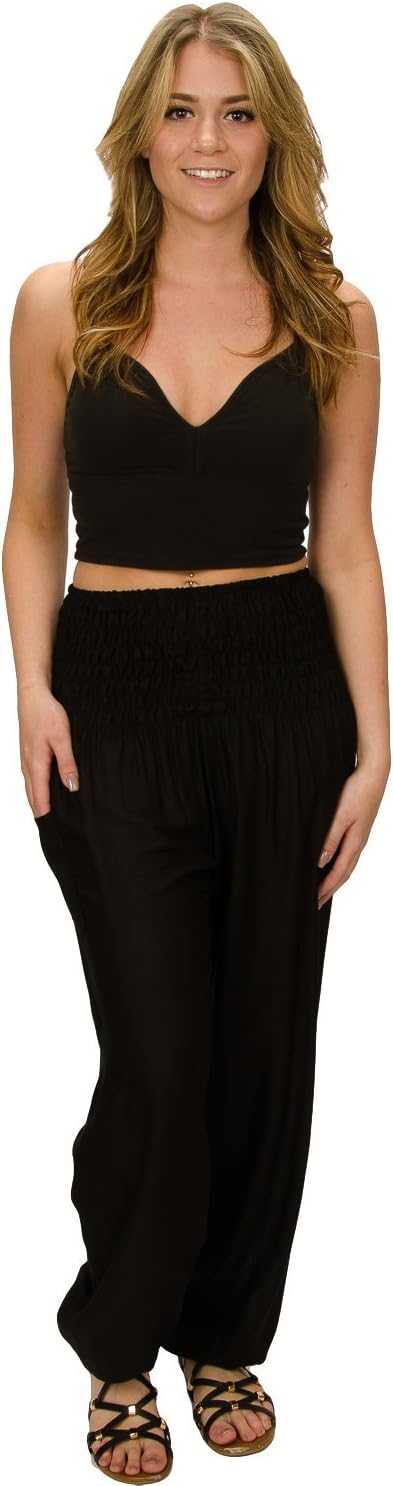 Best Happy Trunks Harem Pants, Special Women’s Yoga Pants with Pockets, High-Qua...