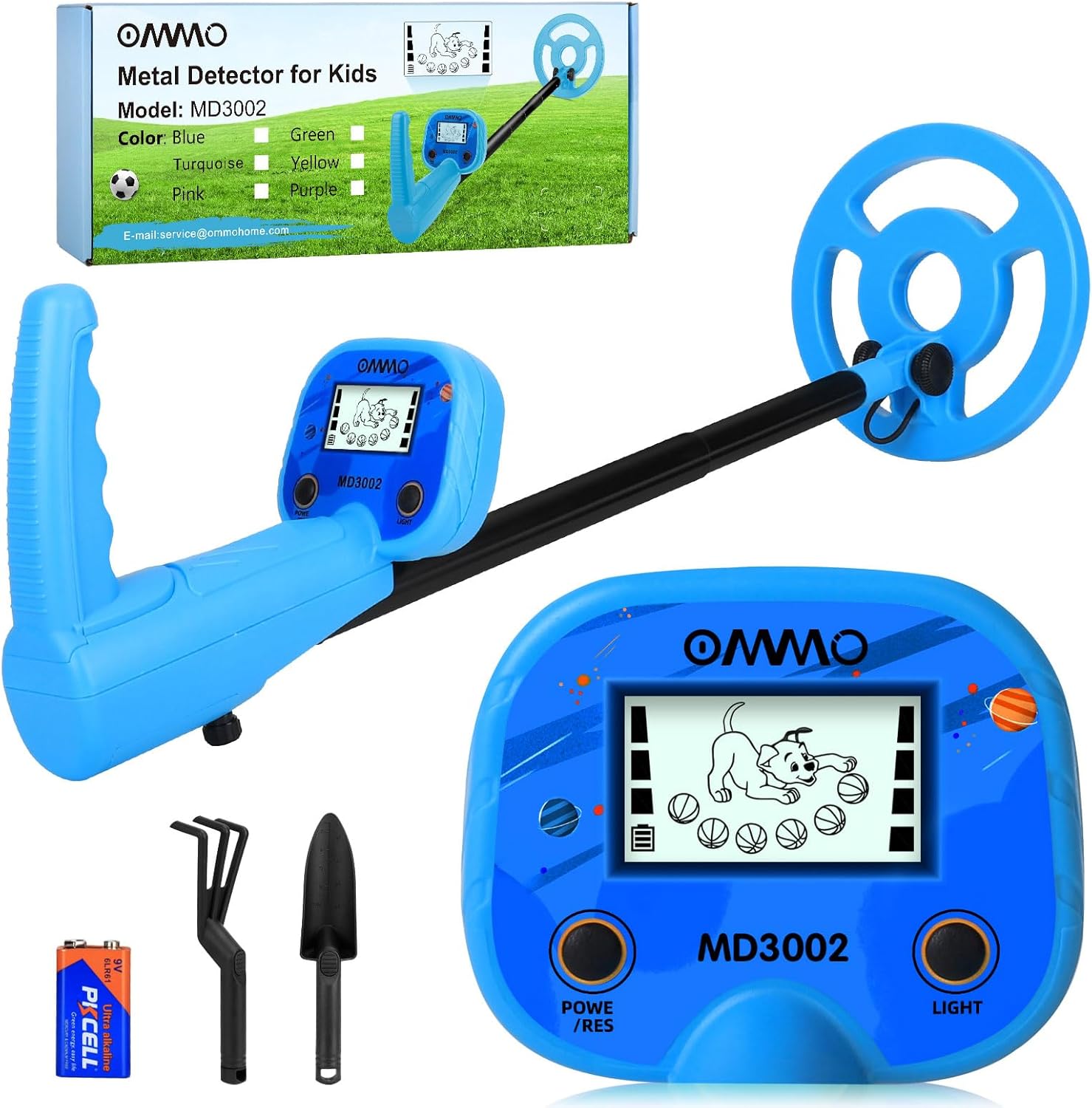Best OMMO Metal Detector, Unique One Step Assembly Metal Detector for Kids, Sust...