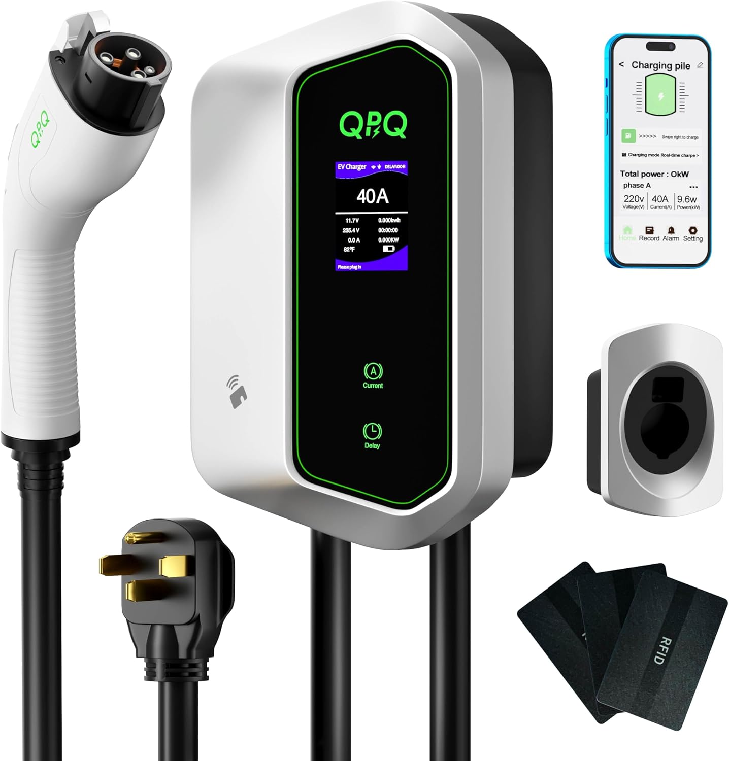 Best Level 2 EV Charger, Premium EV Charger for Home, Innovative 40 Amp 240V EV...