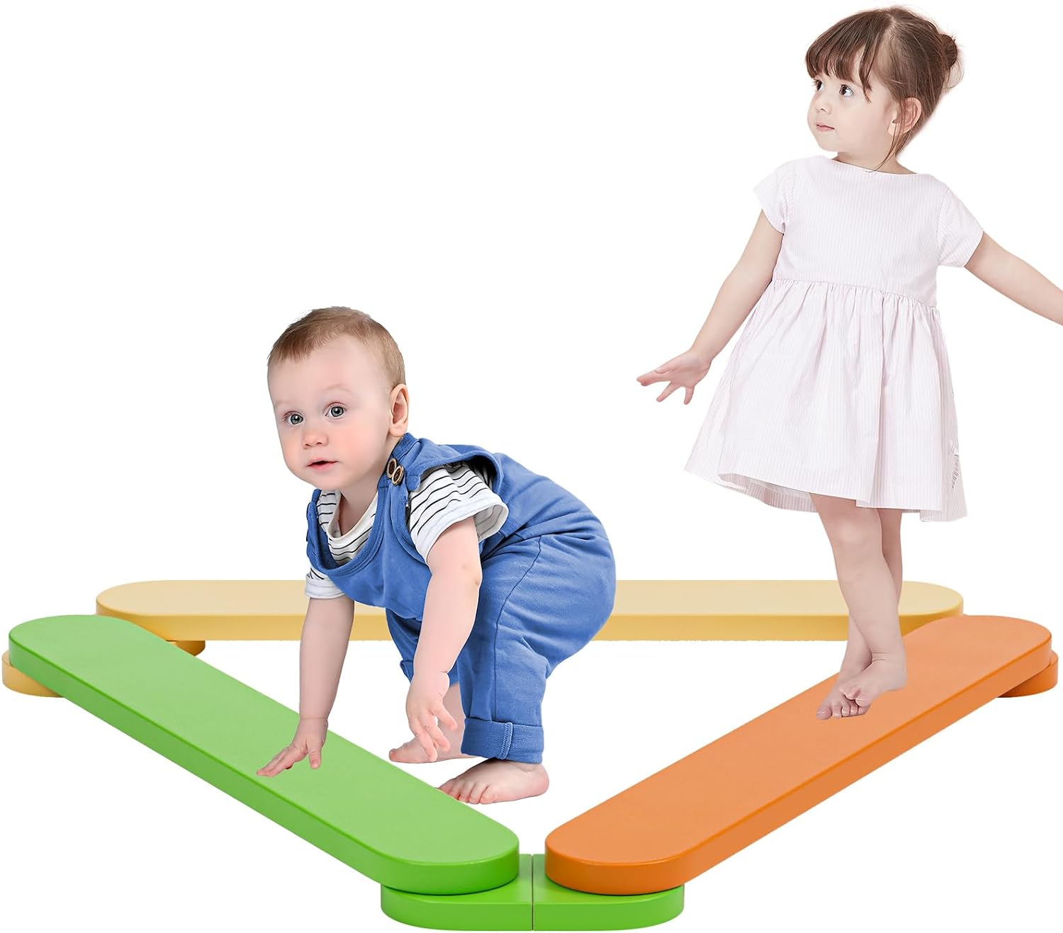 Title: "Best Balance Beam for Kids, Special Toddler Sensory Wooden Balance Toy,...