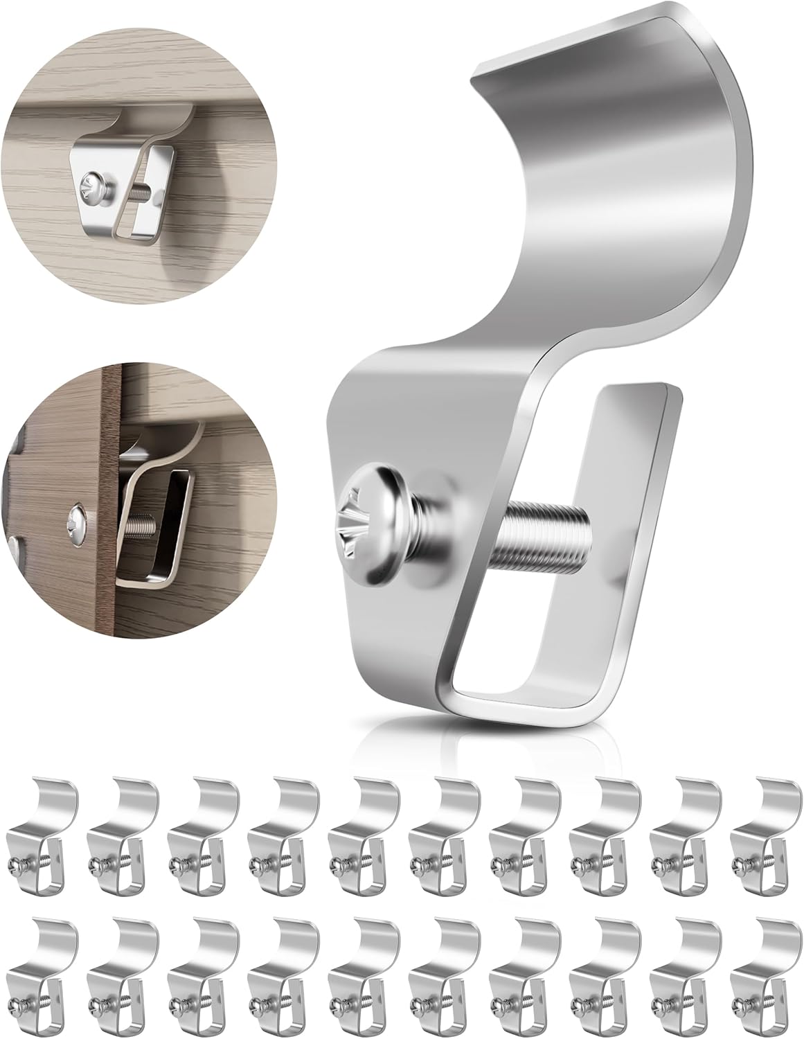 Best Siding Hooks, Unique Hooks for Hanging Outdoor, Special 20-Piece Vinyl Sidi...