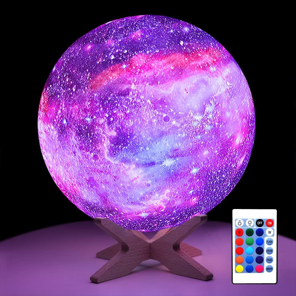Best Galaxy Moon Lamp, Special Kids Night Light for Bedroom, Innovative 5.9'' Re...