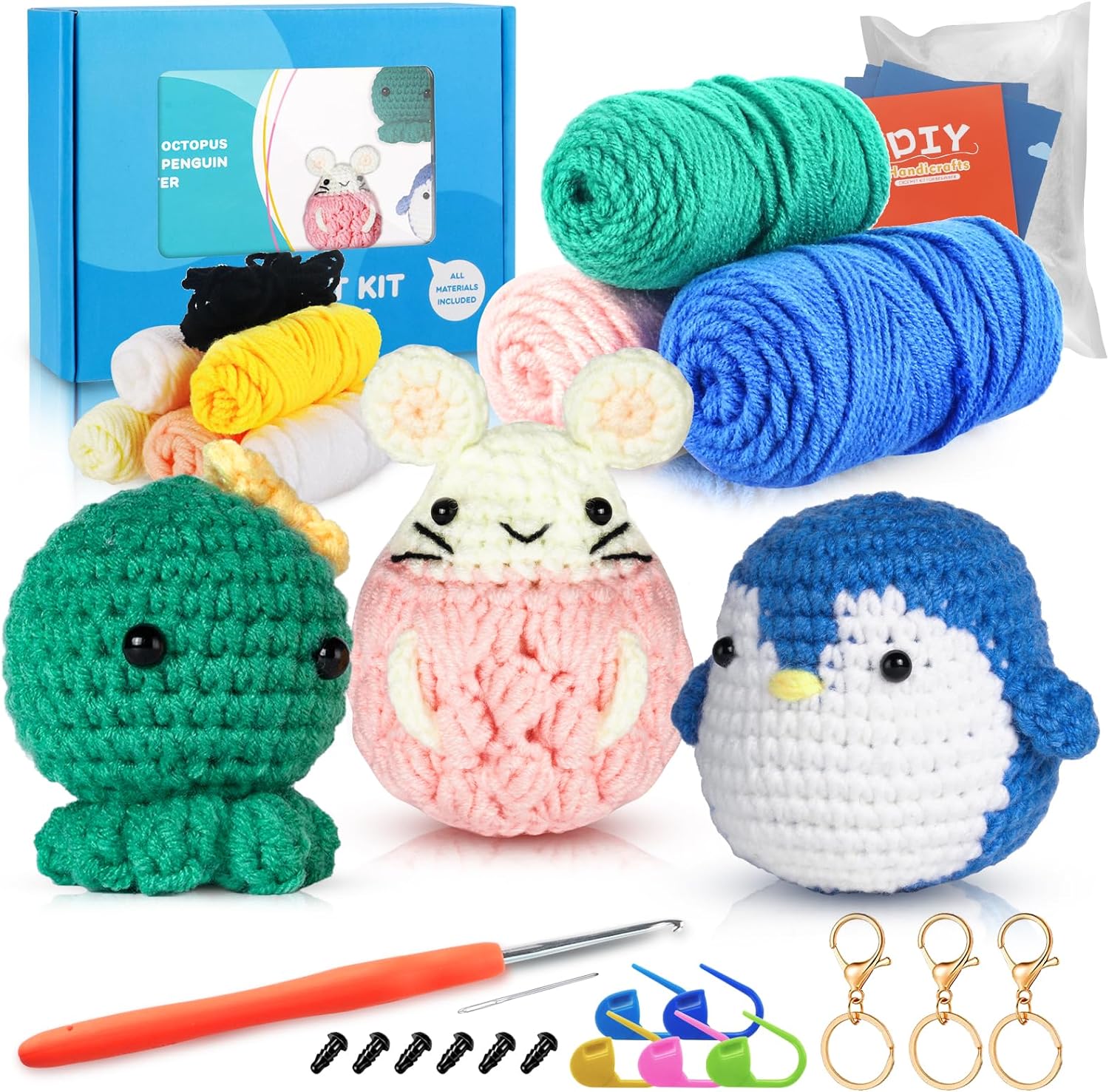 Best Beginreally Crochet Kit, Special Crochet Set for Beginners, Complete Beginn...