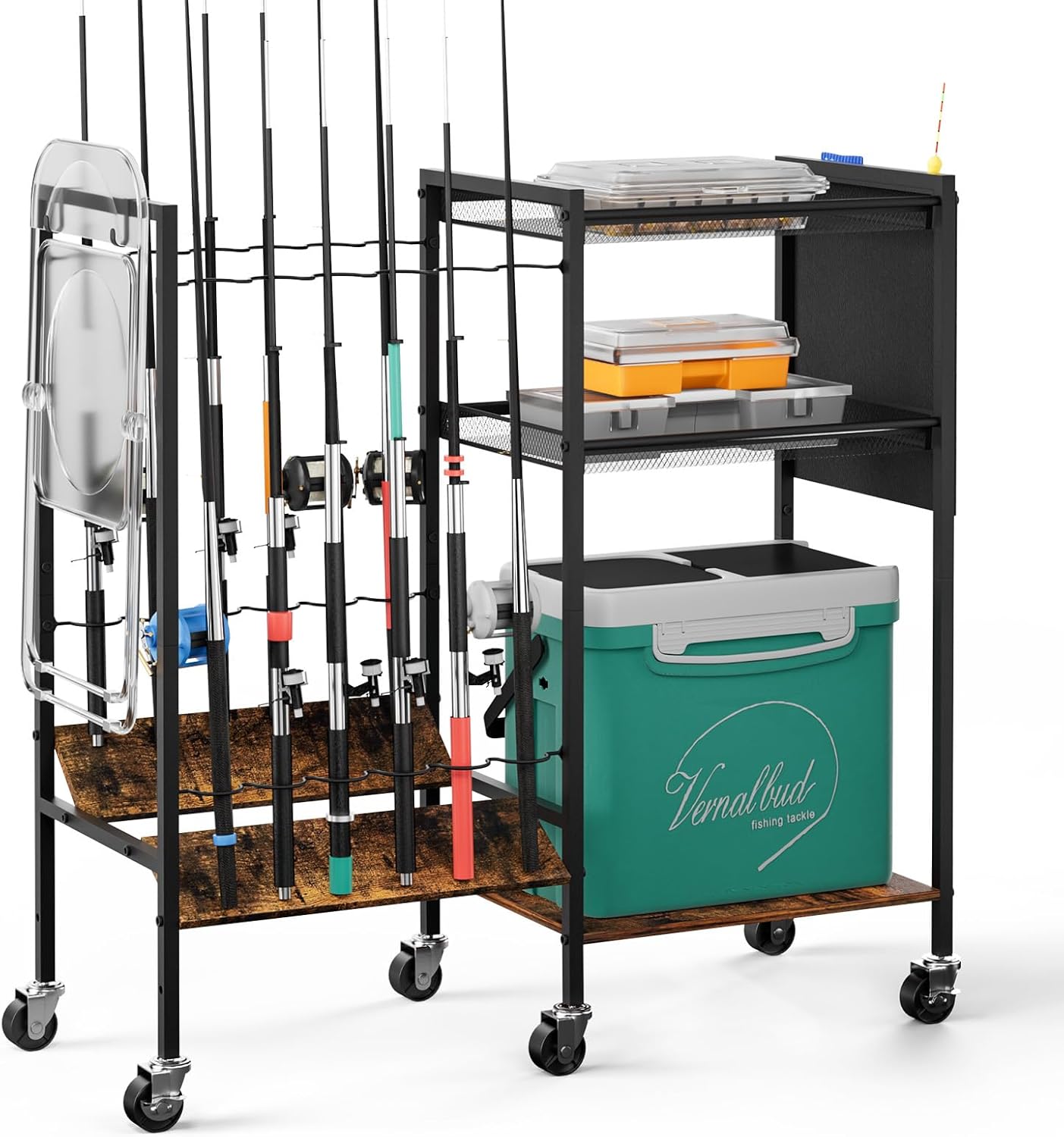 Best Portable Fishing Rod Holder, Special Fishing Rod Storage Rack for Fishing A...