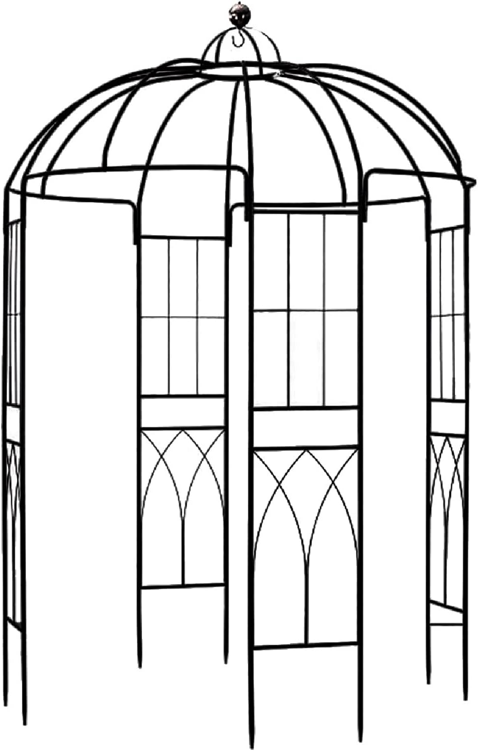 Best Arches Arbors Birdcage Shape, Special Metal Pergola Pavilion Gazebo, Enduri...