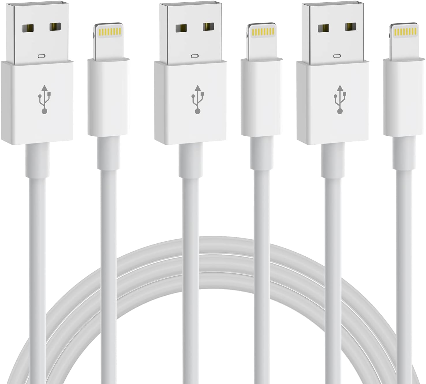 Best Apple MFi Certified Lightning Cable, Special Fast Charging Cable 3Pack 10ft...