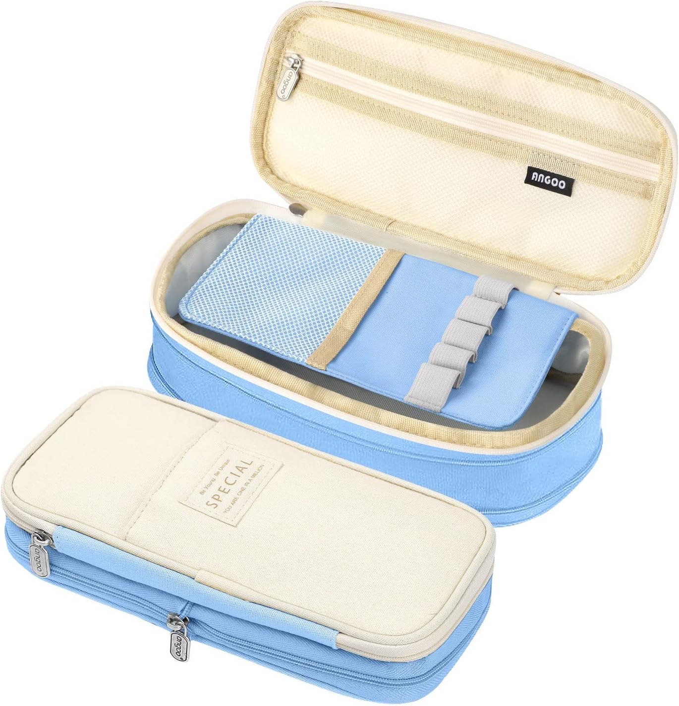 Best Large Pencil Case, Unique Pencil Pouch with Expandable Design, Special Big...