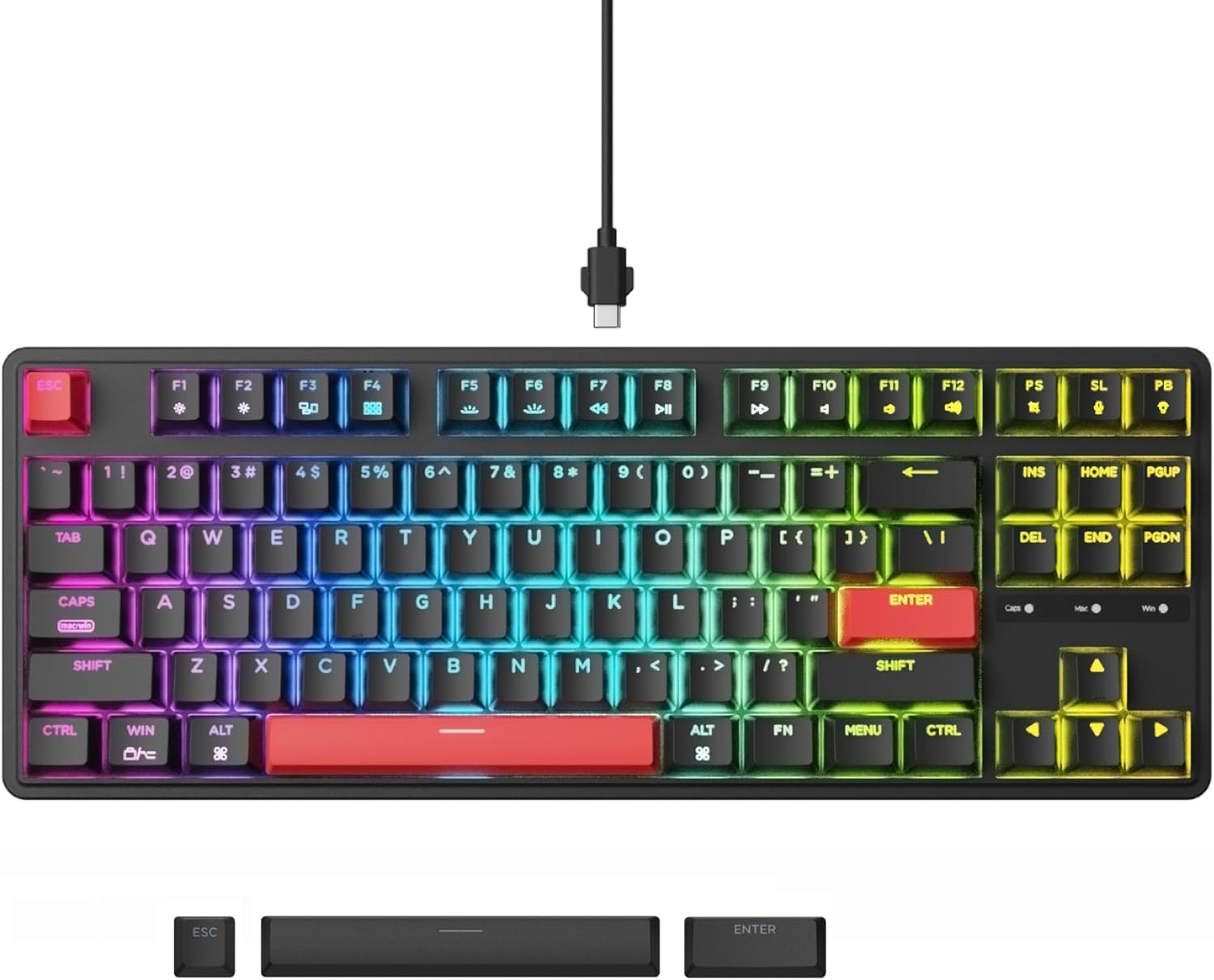 Best Keychron C3 Pro QMK/VIA Keyboard, Special Custom Mechanical Keyboard for Ho...