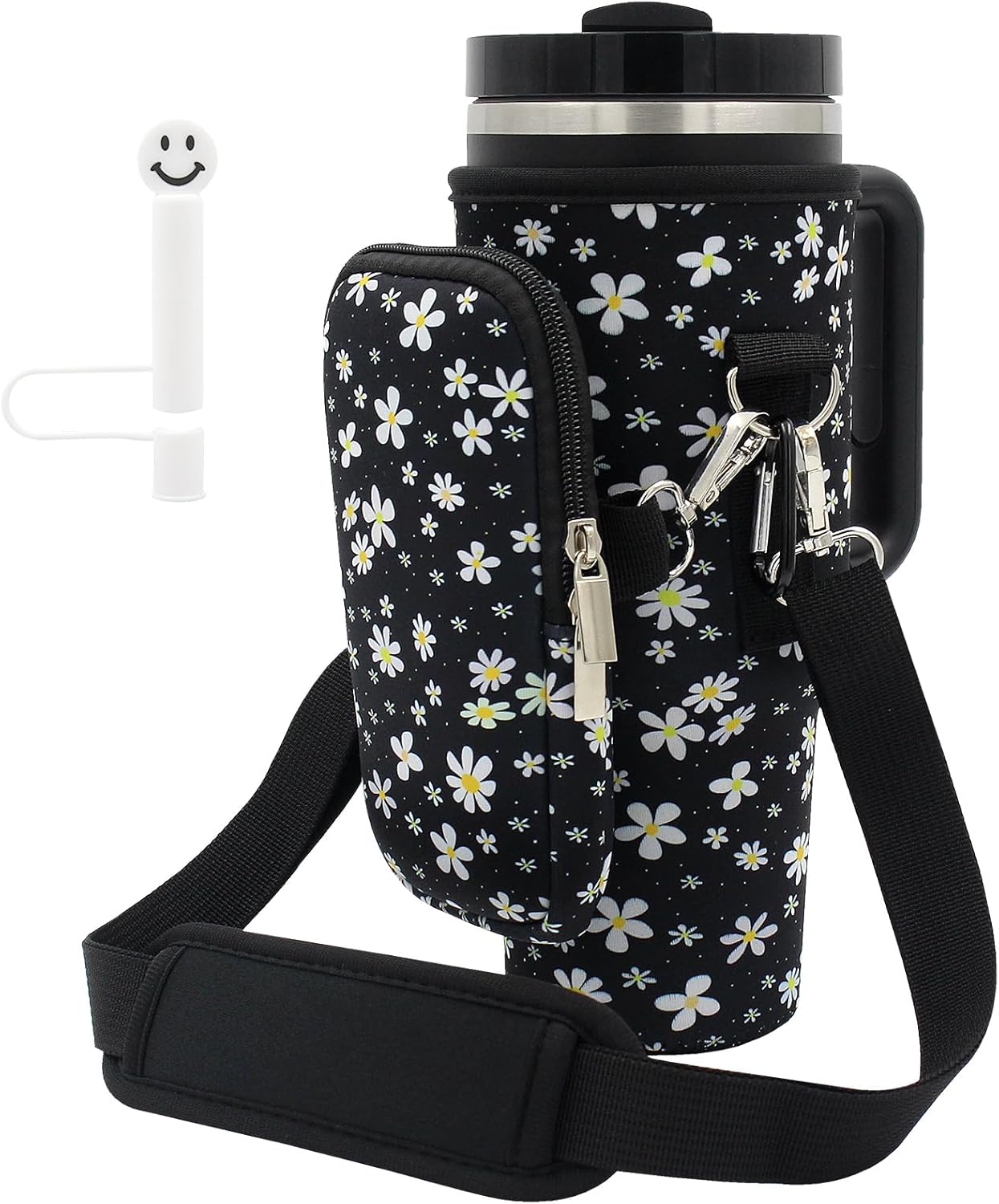 Best Water Bottle Carrier Bag, Unique Neoprene Holder with Phone Pocket, Special...