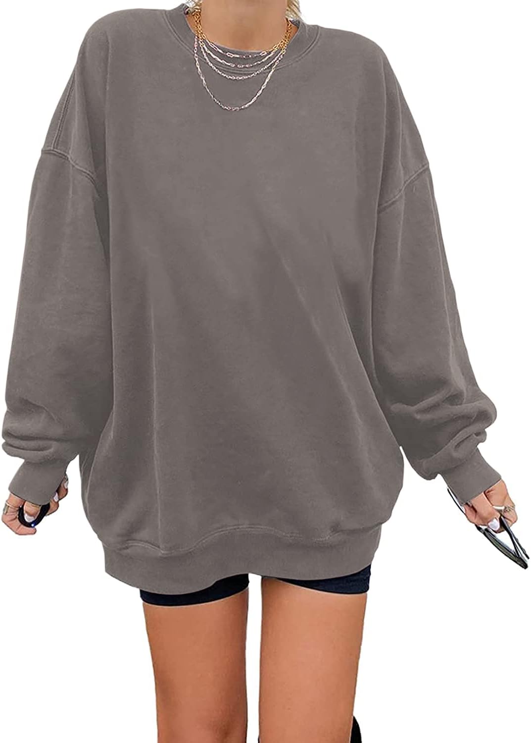 Best Ebifin Women's Sweatshirt, Special Oversized Long Sleeve Sweatshirts, Innov...