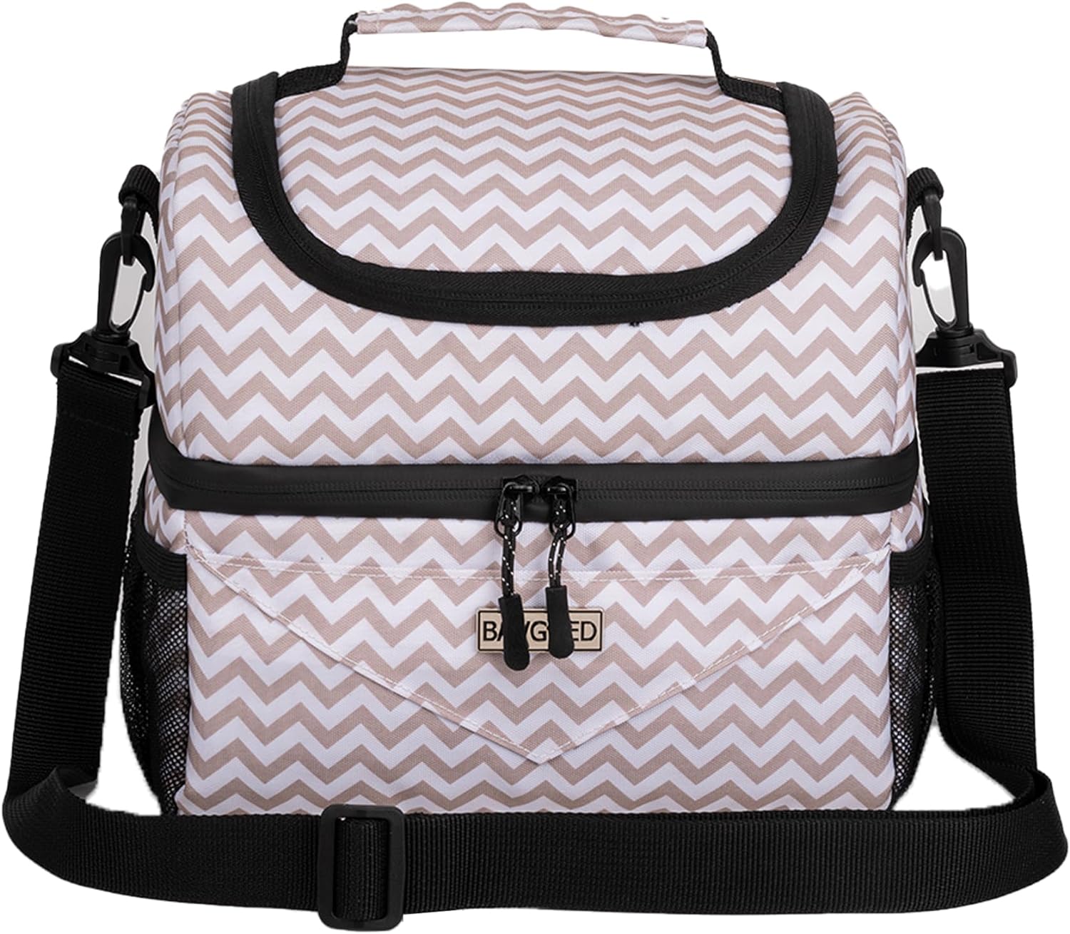Best Dual Compartment Lunch Bag, Unique Insulated Lunch Cooler Bag for Women, Sp...