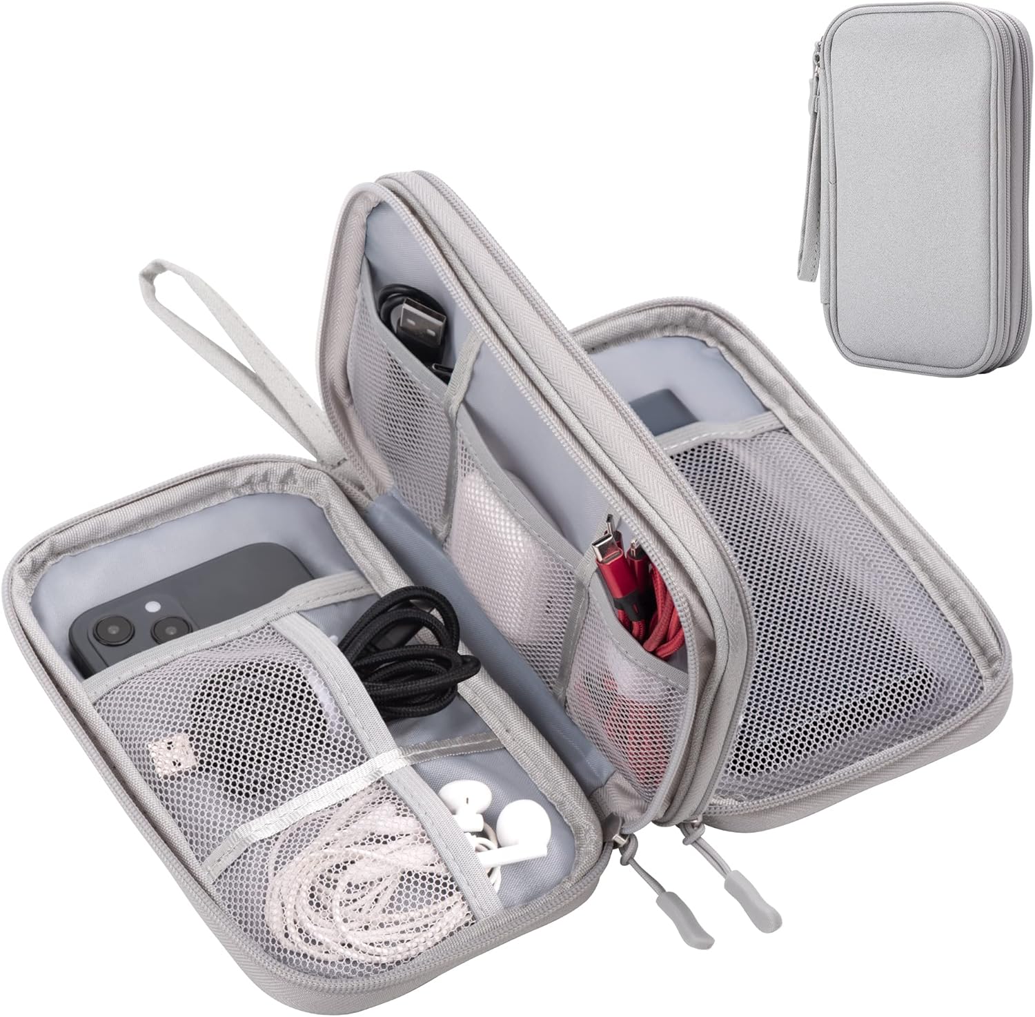 Best Arae Electronic Organizer, Special Travel Cable Organizer, High-Quality Dou...