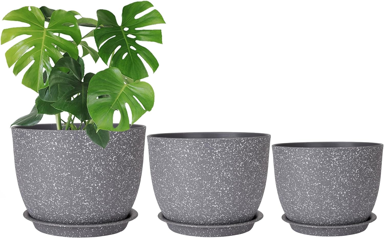 Best CSYY Plant Pots, Special Plastic Planters Set, Innovative Self Watering Flo...