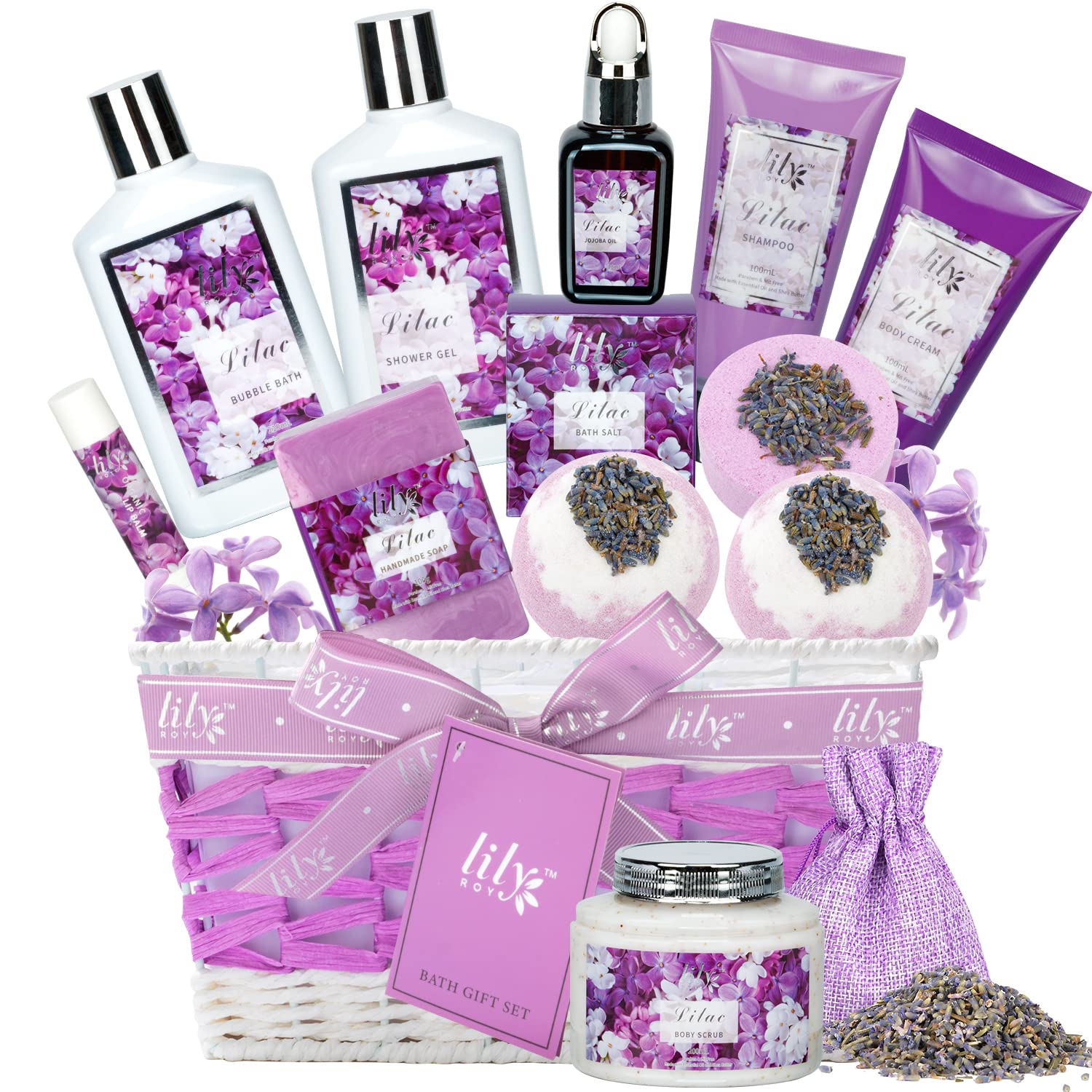 Best Mothers Day 5Pcs Spa Gifts for Women, Special Spa Kit with Lavender Bath Gi...