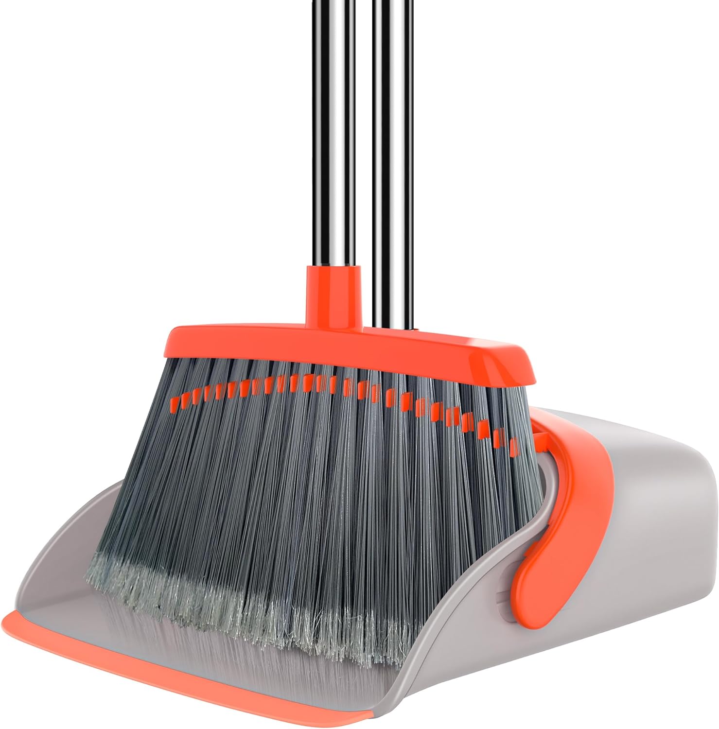 Best Aifacay Broom and Dustpan Set, Special Dust Pan and Broom with Long Handle,...