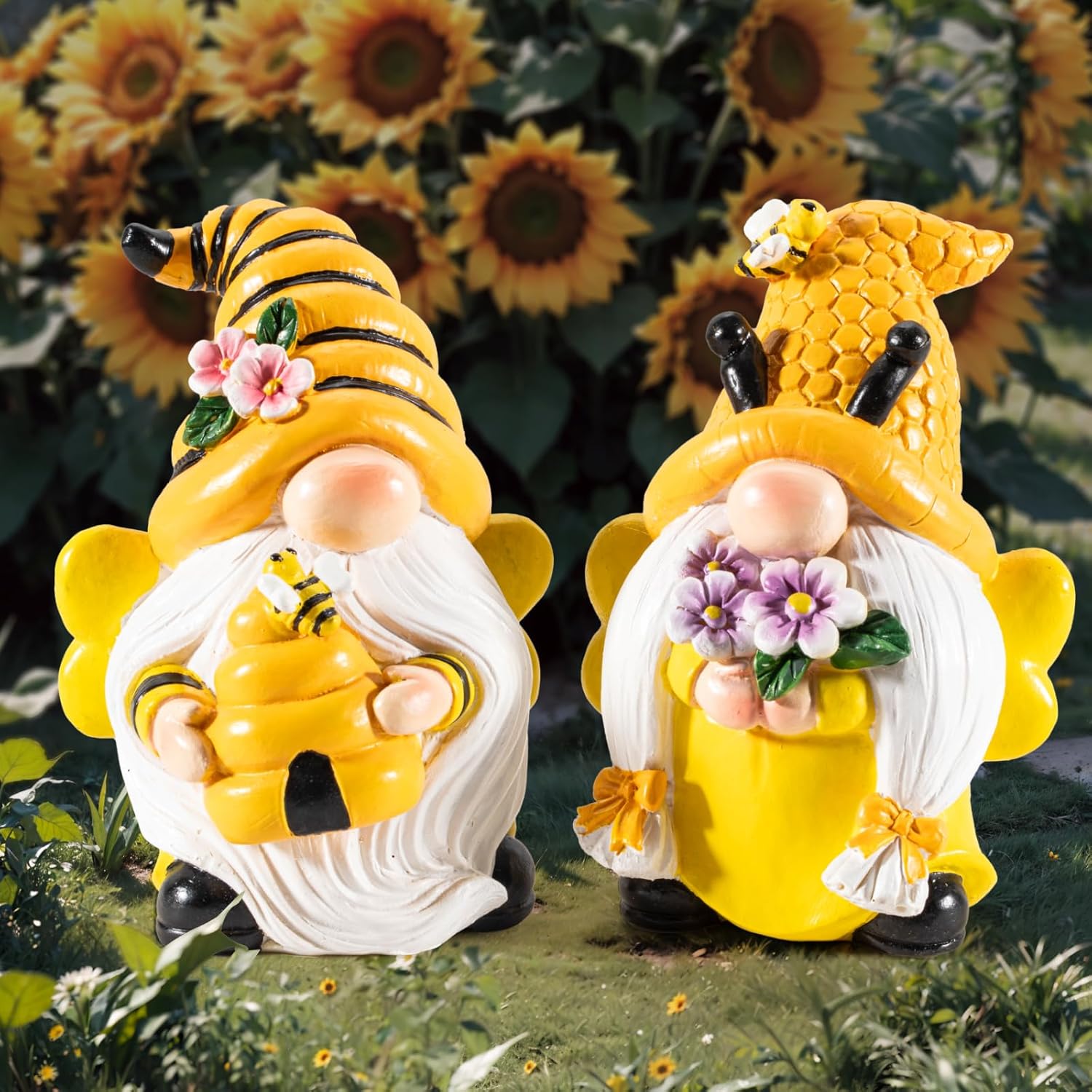 Best OWANVION Spring Bee Gnome Decorations, Special Honey Bee Gnomes Decor Summe...