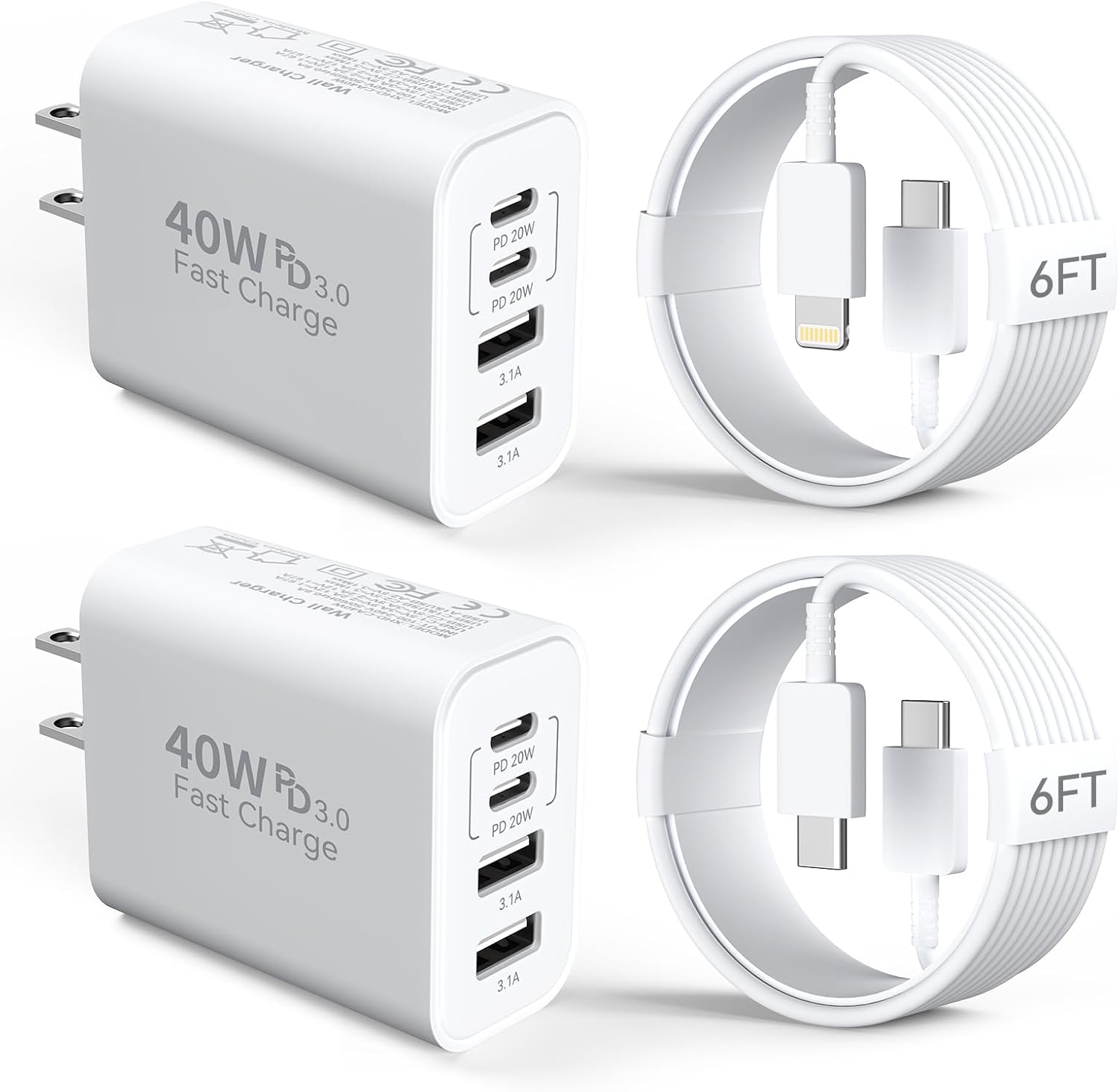 Best iPhone 15/14 Charger, Special Fast Charging Charger with 40W Power, Innovat...