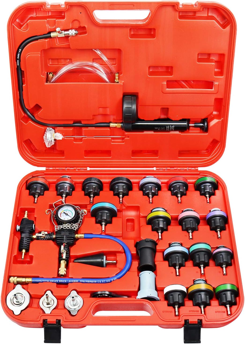 Best Radiator Pressure Tester, Special Coolant Vacuum Refill Kit, Innovative Aut...