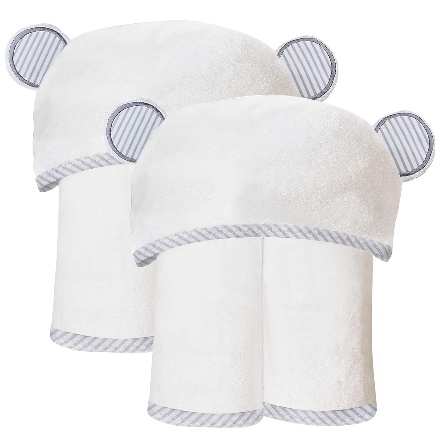 Best SWEET DOLPHIN Baby Towel, Special 2 Pack Hooded Towel for Babies, Innovativ...