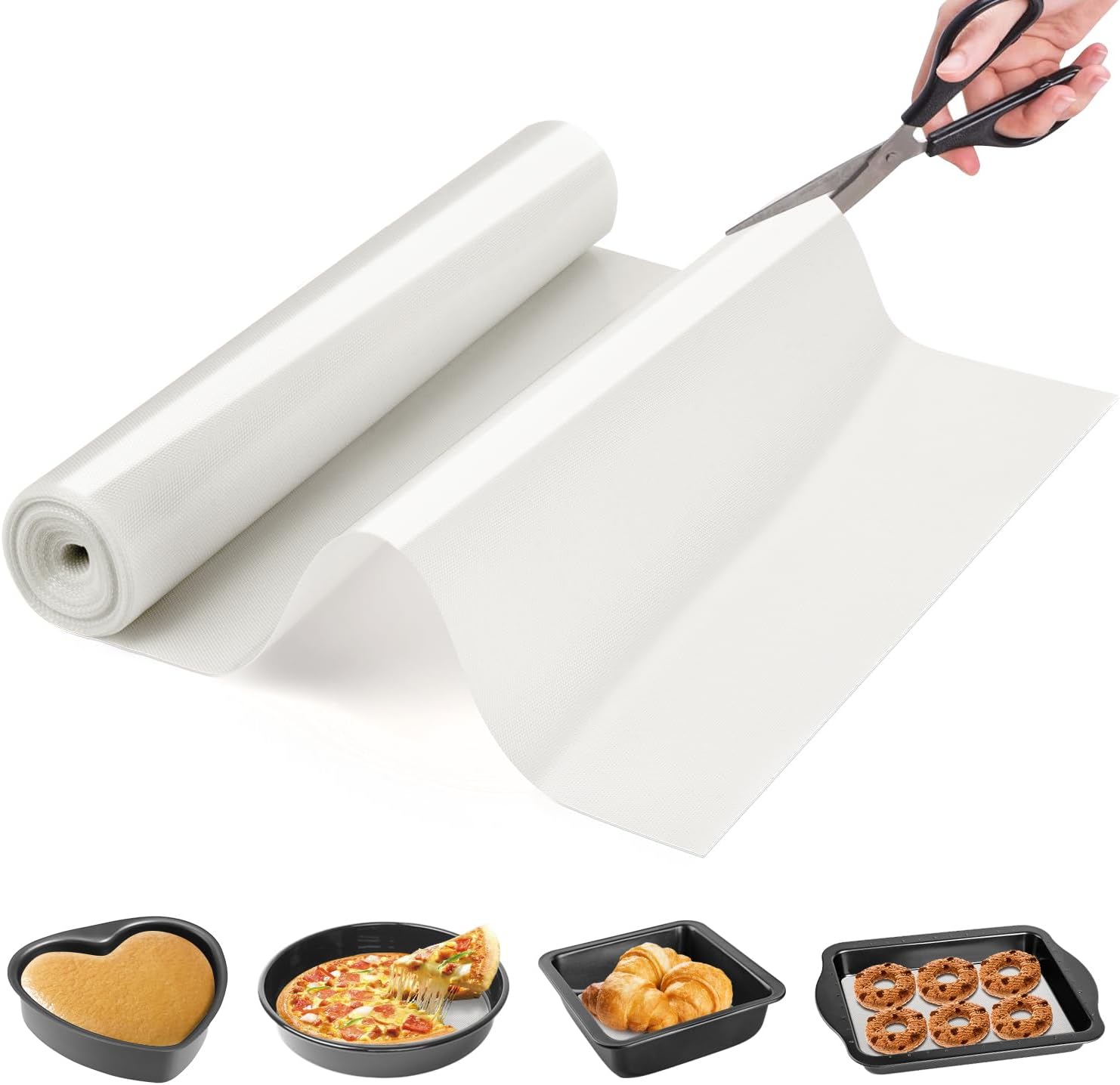 Best Silicone Baking Mat Roll, Special Non-Stick Dough Rolling Mat for Food Grad...