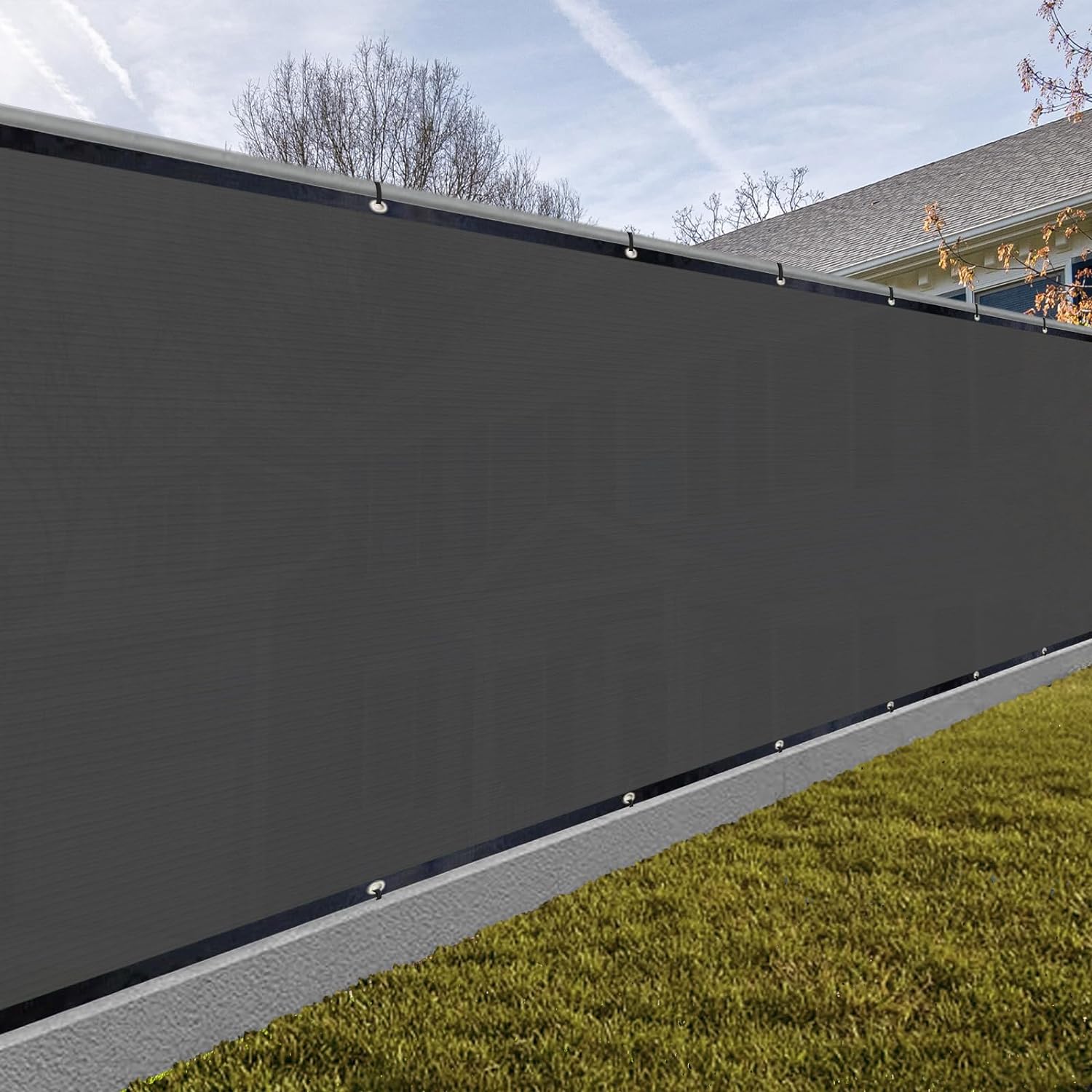 Best SUNNY GUARD Fence Screen, Special Heavy Duty Dustproof & Denoise Mesh Fabri...