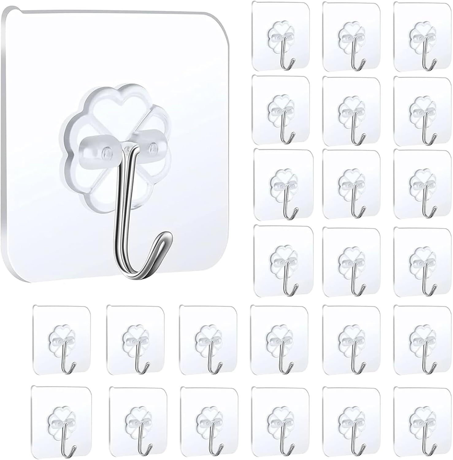 Best Carespot Self Adhesive Wall Hooks, Special Stick On Hooks for Hanging, High...