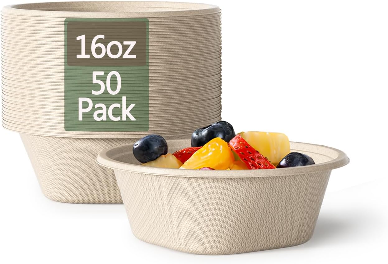 Best Homestockplus Disposable Bowls, Special Heavy-Duty Small Paper Bowls, Innov...