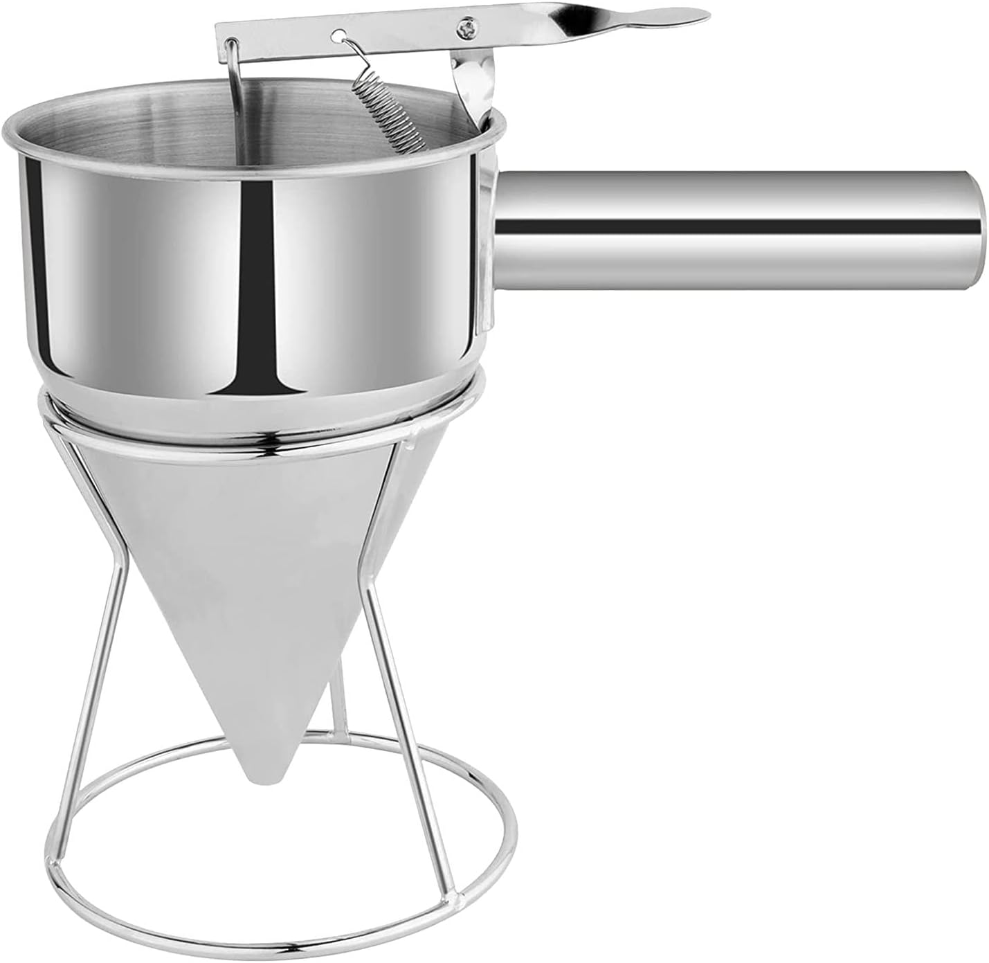 Best Stainless Steel Pancake Batter Dispenser, Special Funnel Dispenser for Cake...