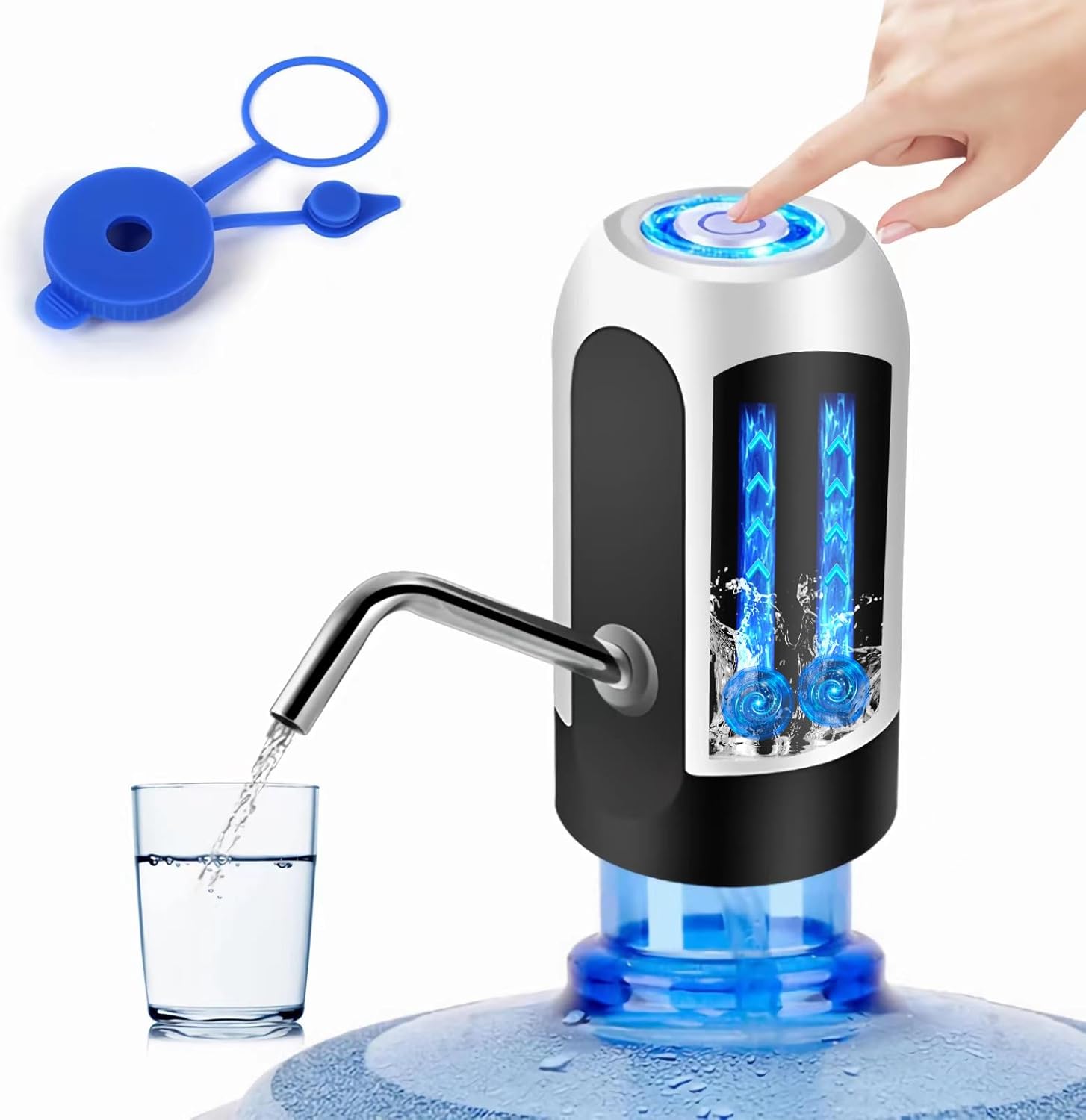 Best 5 Gallon Water Pump, Innovative Automatic Rechargeable Water Dispenser, Spe...