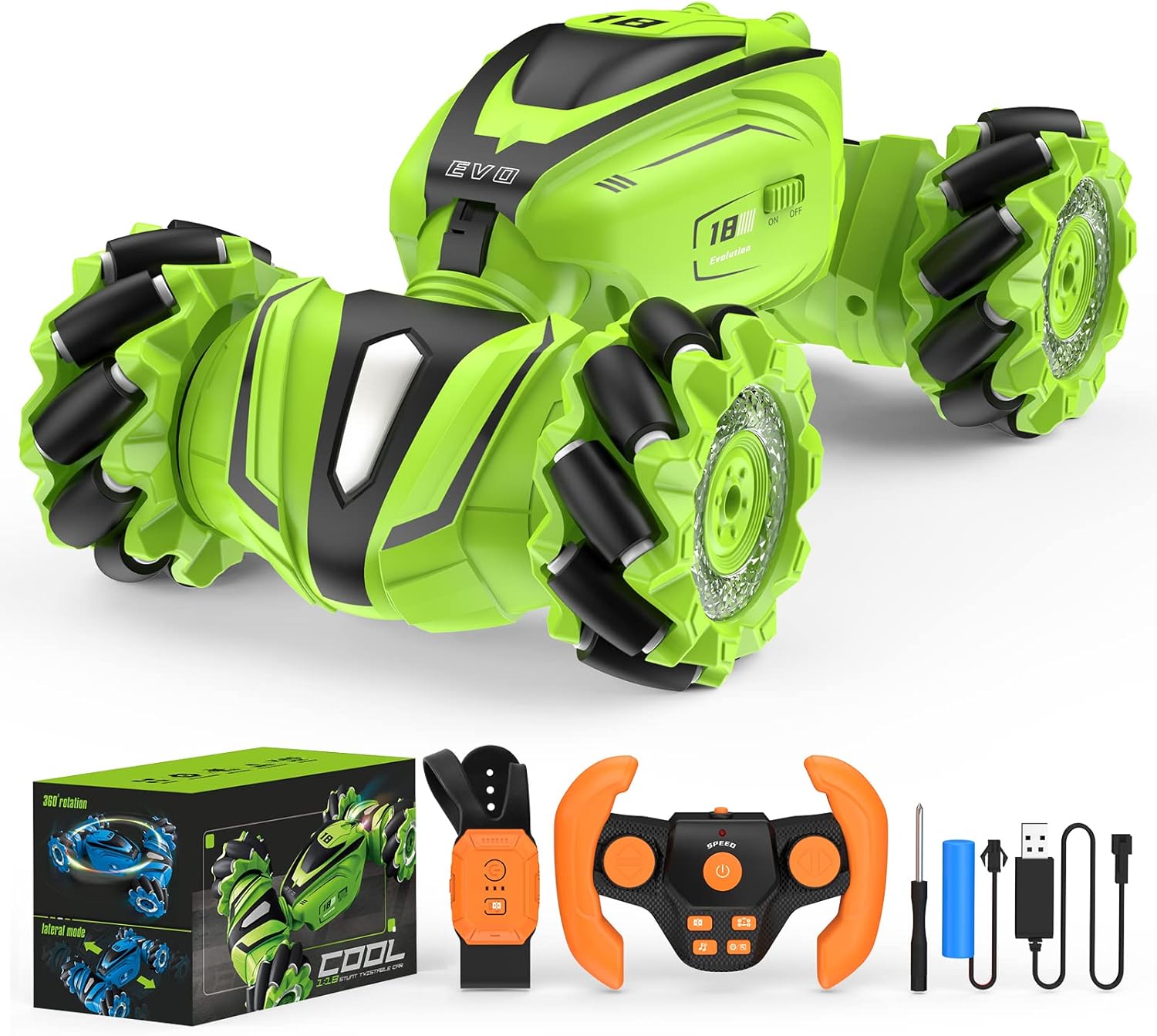 Best RC Car, Special Remote Control Crawler, Innovative RC Stunt Car with Gestur...