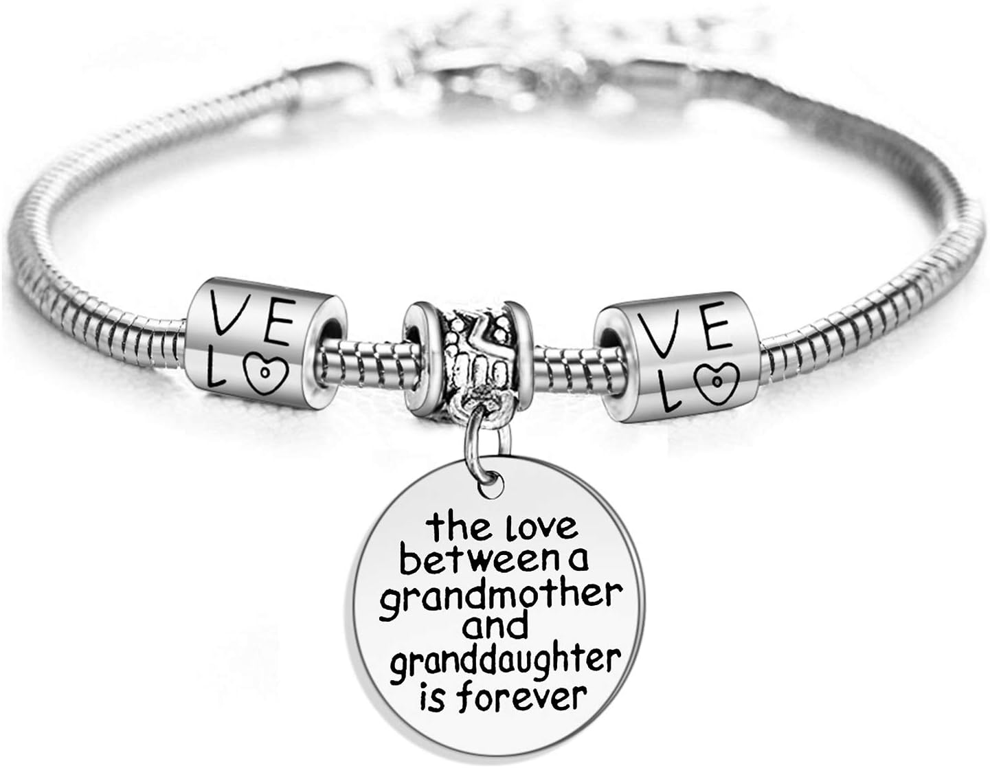 Best YEEQIN Love Bracelet, Unique Family Jewelry for Grandmother and Granddaught...