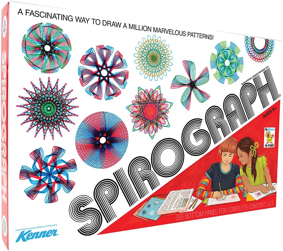 Best Spirograph Retro Deluxe Set, Special Reproduction of The Classic 1970s Delu...