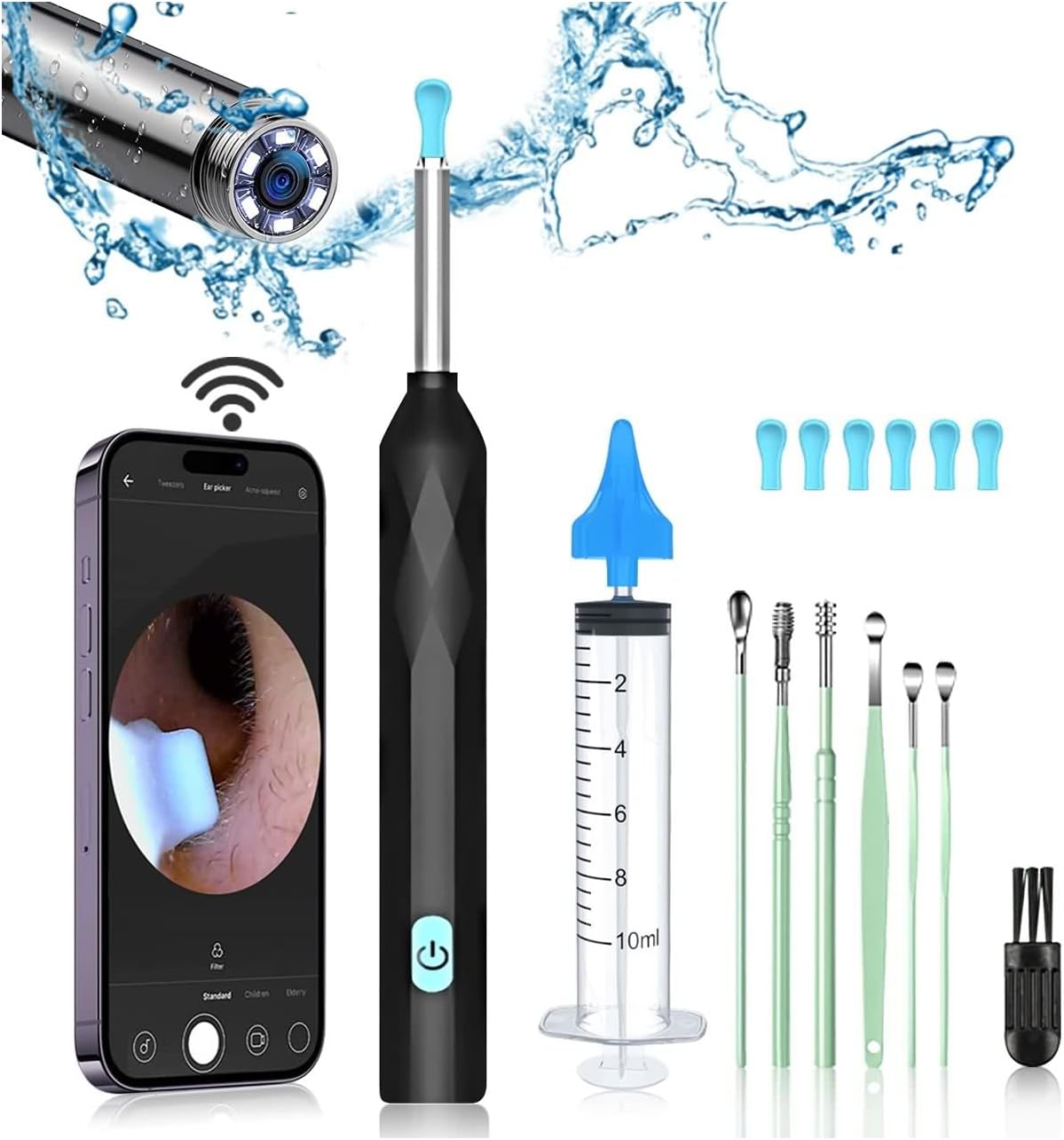 Best Ear Wax Removal Kit, Special [Wireless Ultra-HD Camera with Light], Innovat...