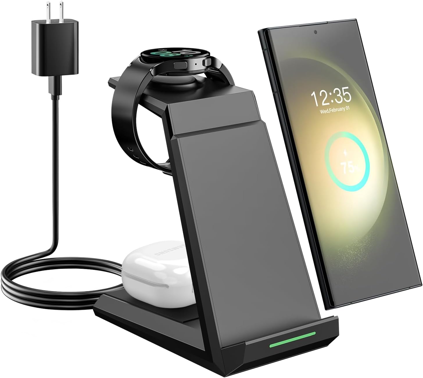 Best Wireless Charger for Samsung, Special NANAMI 3 in 1 Charging Station, Innov...